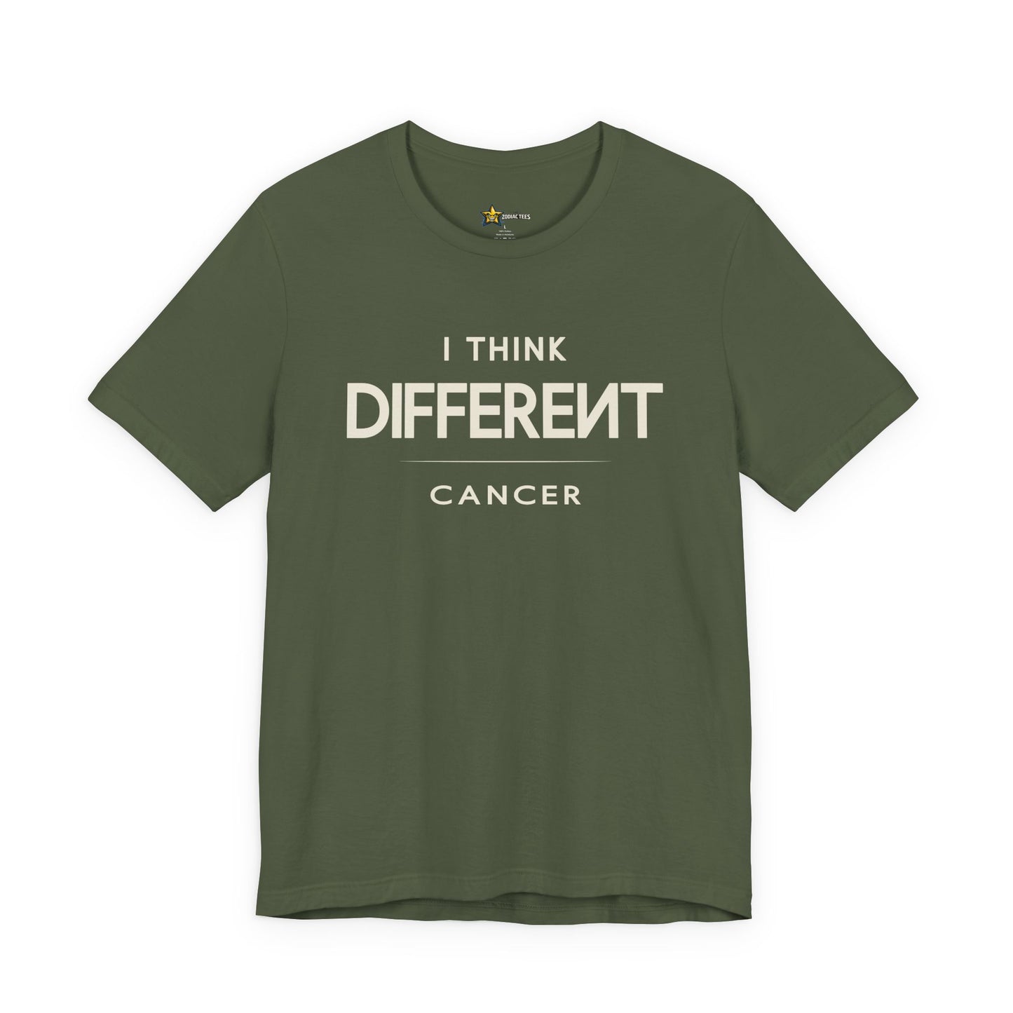 Cancer Minimal Attitude T-Shirt – I Think Different Mindset Tee