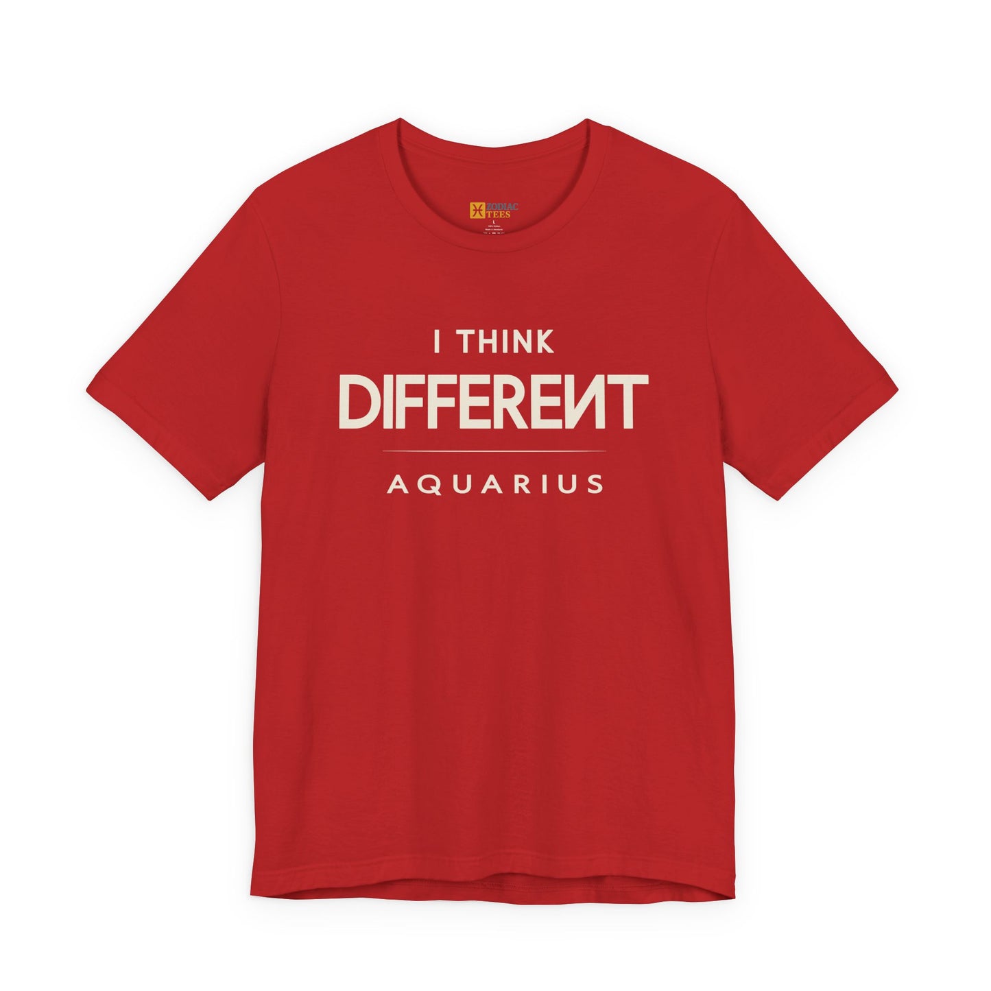 Aquarius I Think Different T-Shirt – Independent Zodiac Mindset Tee
