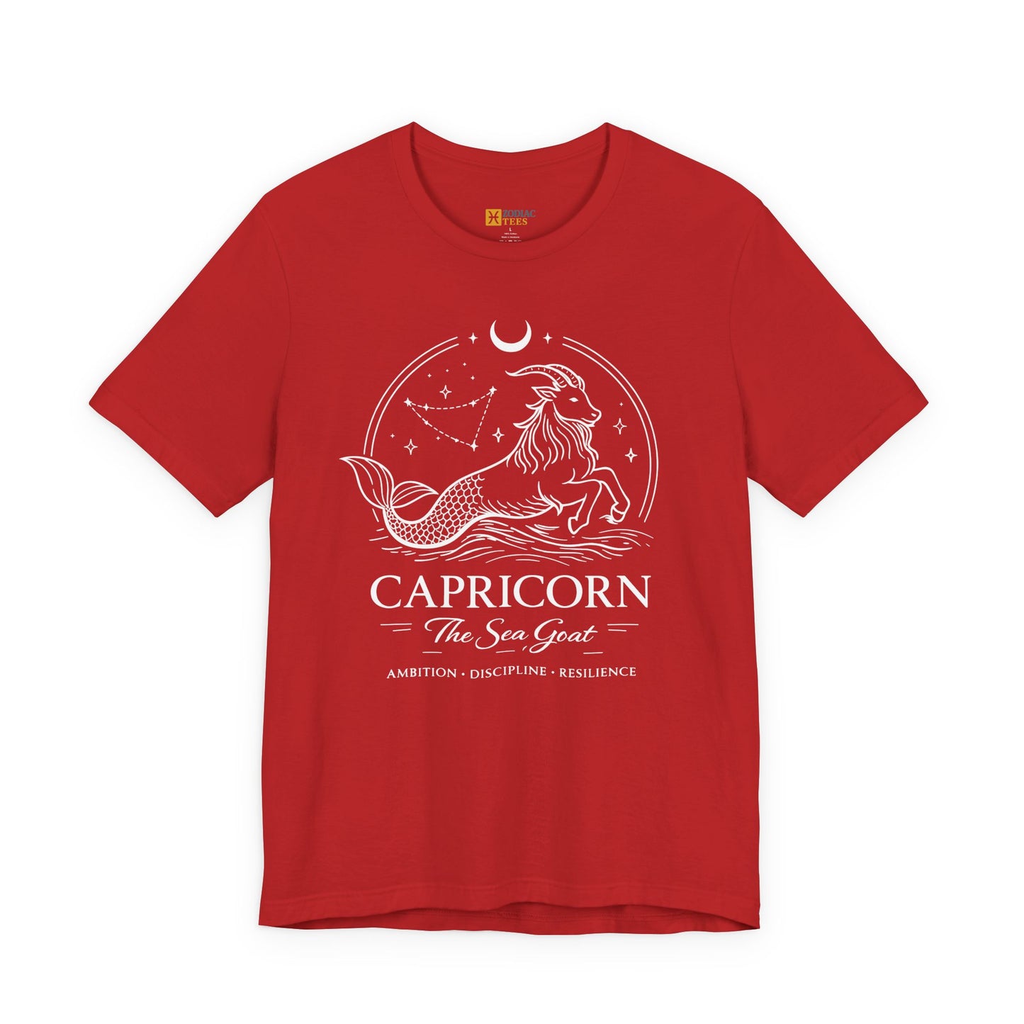 Capricorn Sea Goat T-Shirt – Elegant Astrology Zodiac Tee