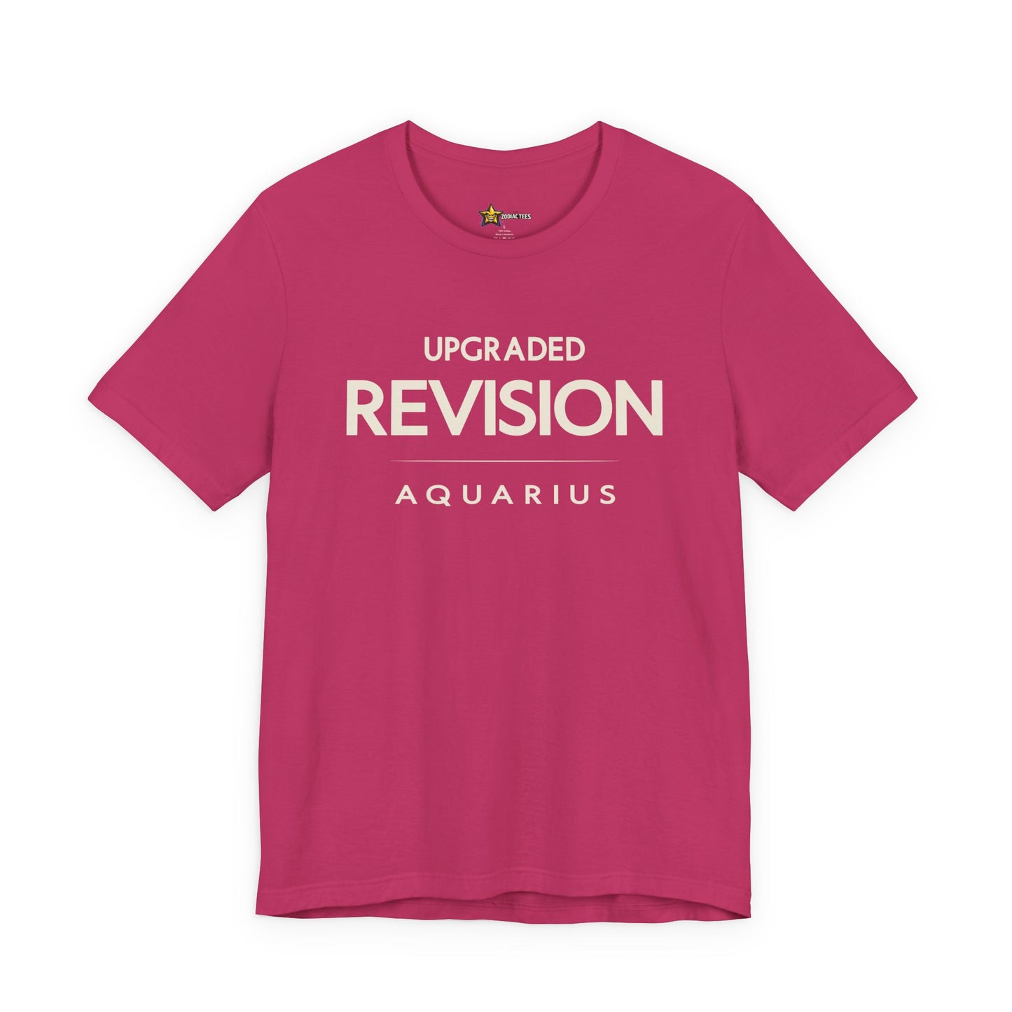 Aquarius Upgraded Revision T-Shirt – Smart Zodiac Mindset Tee