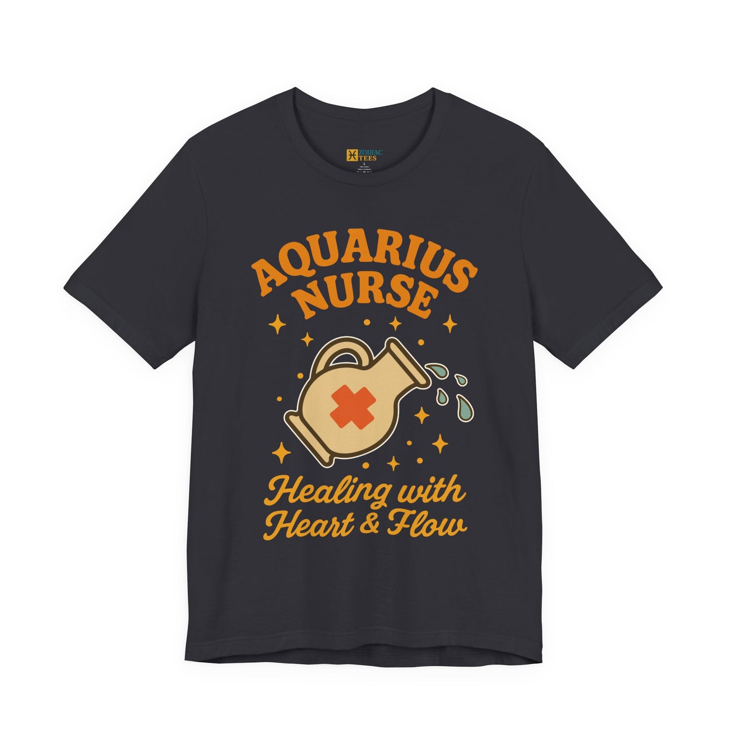 Aquarius Nurse Healing T-Shirt – Compassionate Zodiac Energy Tee