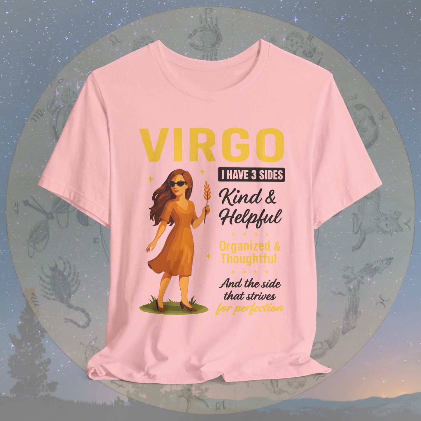 I Have 3 Sides – Perfection Seeker Virgo T-Shirt