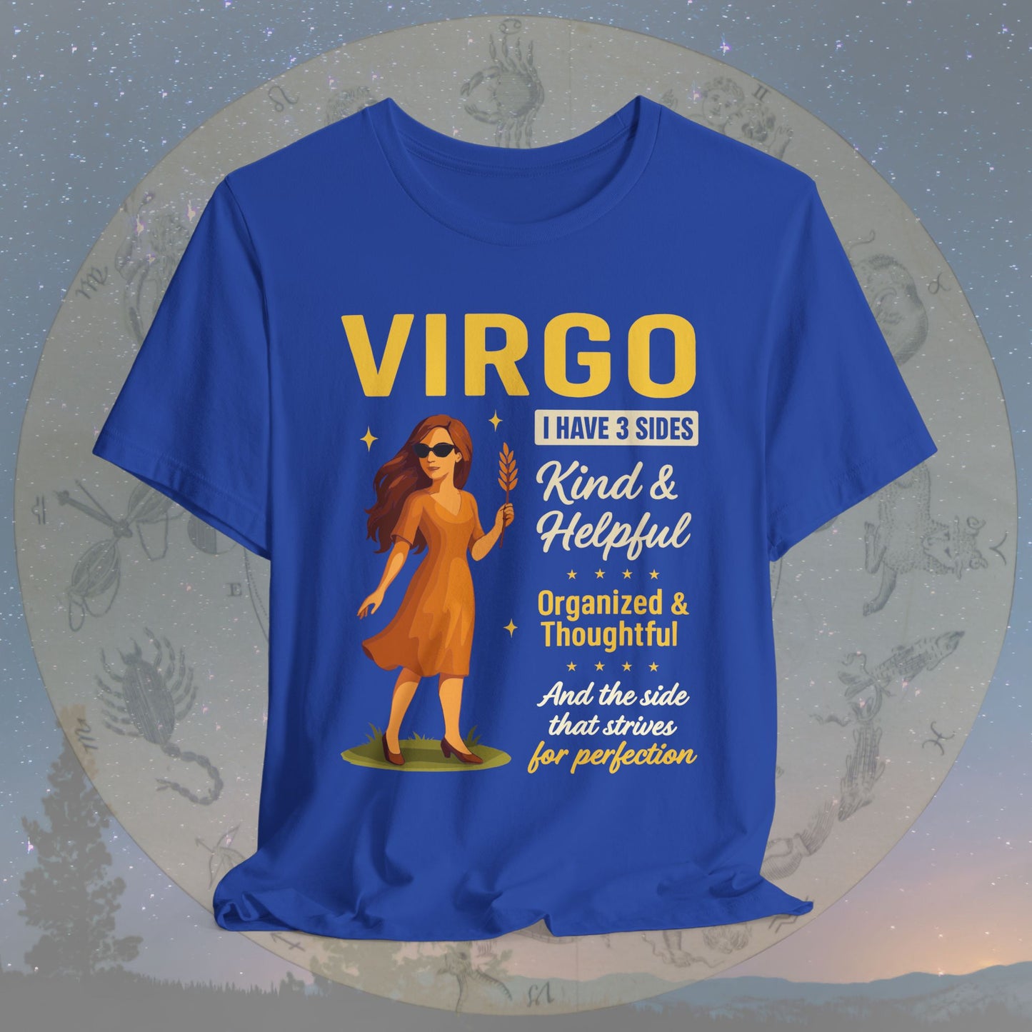 I Have 3 Sides – Perfection Seeker Virgo T-Shirt