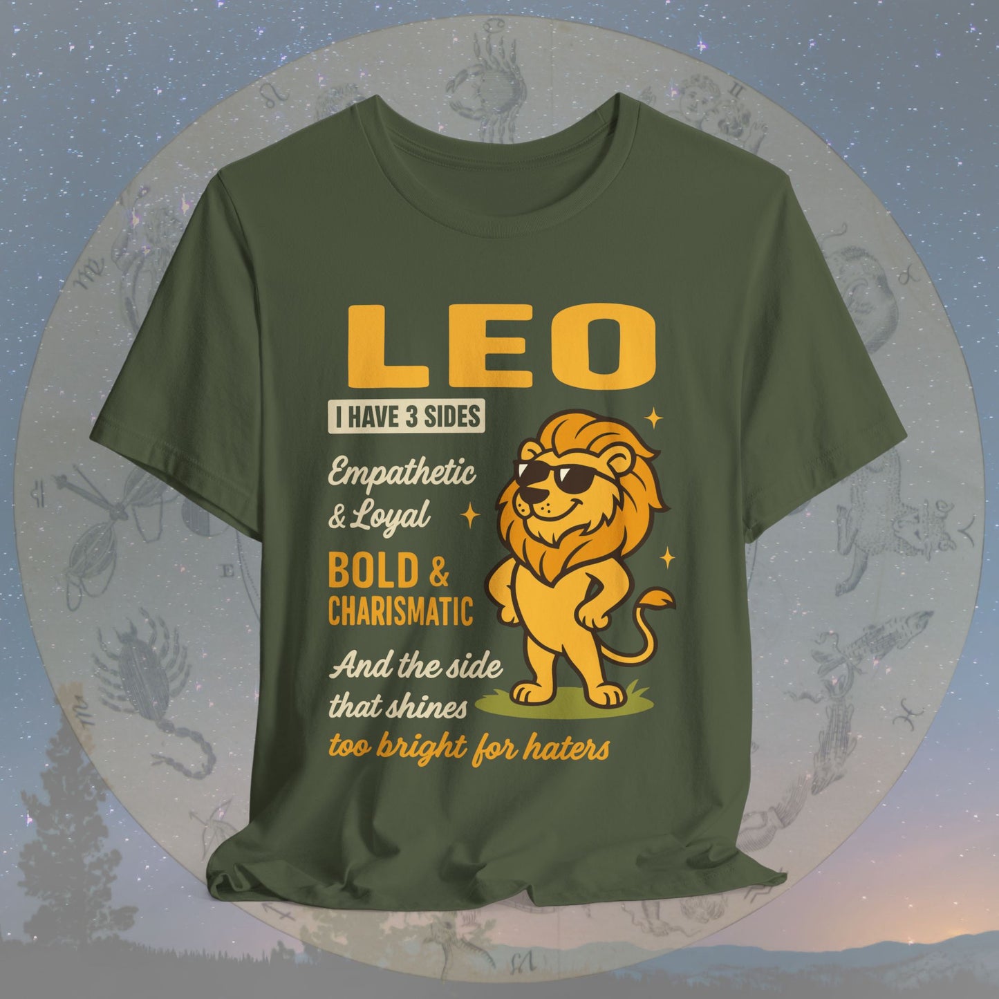 I Have 3 Sides – Shining Confidence Leo T-Shirt