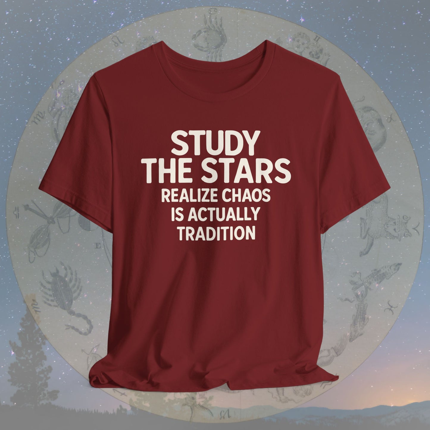 Study the Stars Chaos Tradition T-Shirt