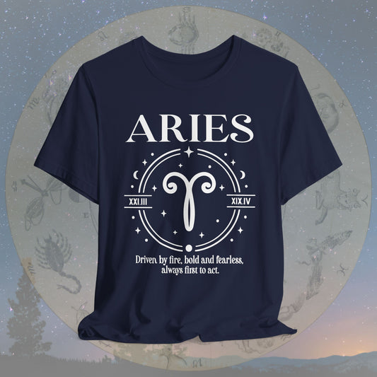 Classic Aries Zodiac Sign T-Shirt