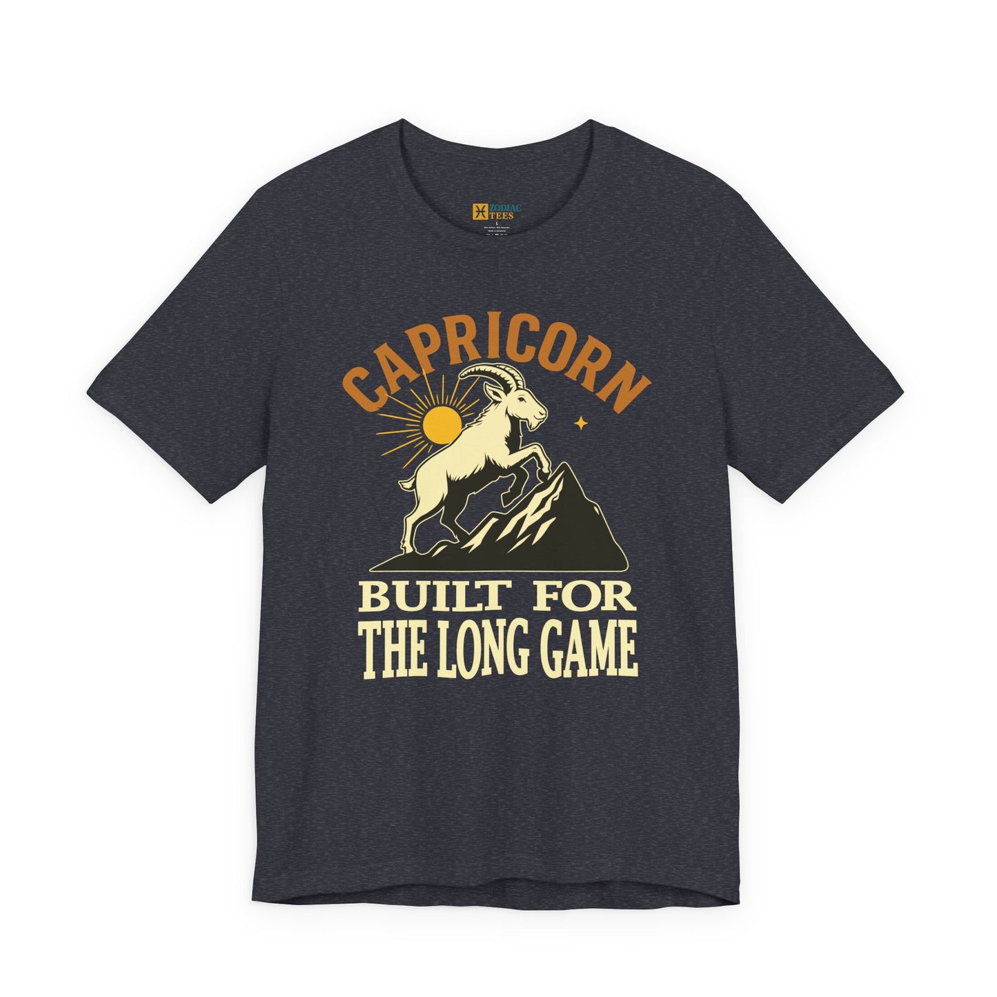 Capricorn Built for the Long Game T-Shirt – Long-Term Energy Tee