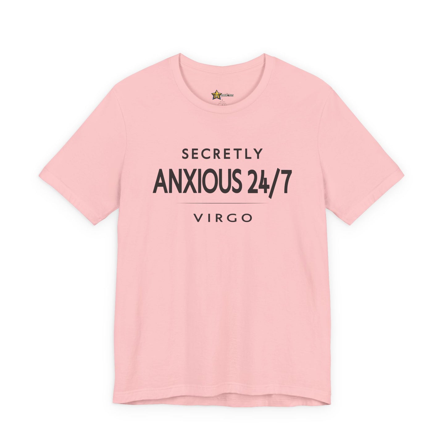 Virgo Sharp Typography T-Shirt – Anxious Energy Tee