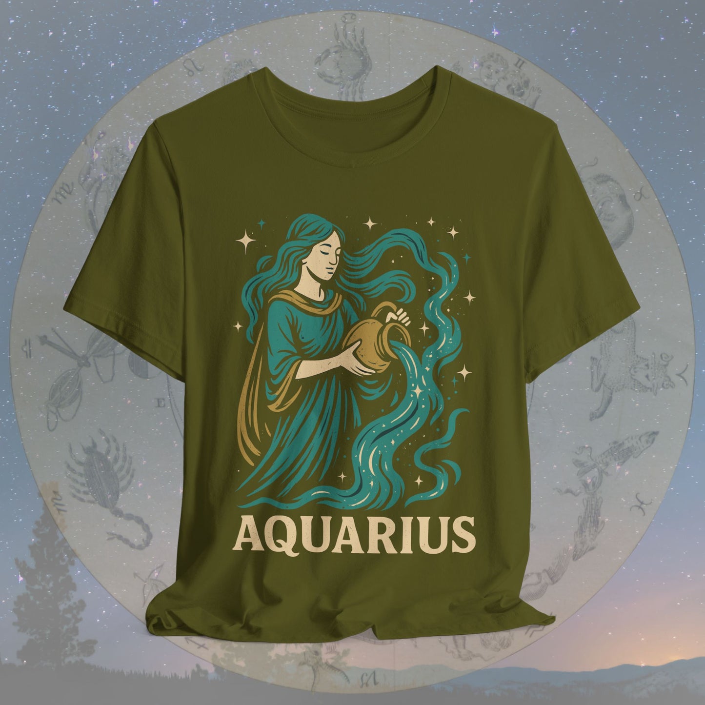Calm Visionary Aquarius T-Shirt