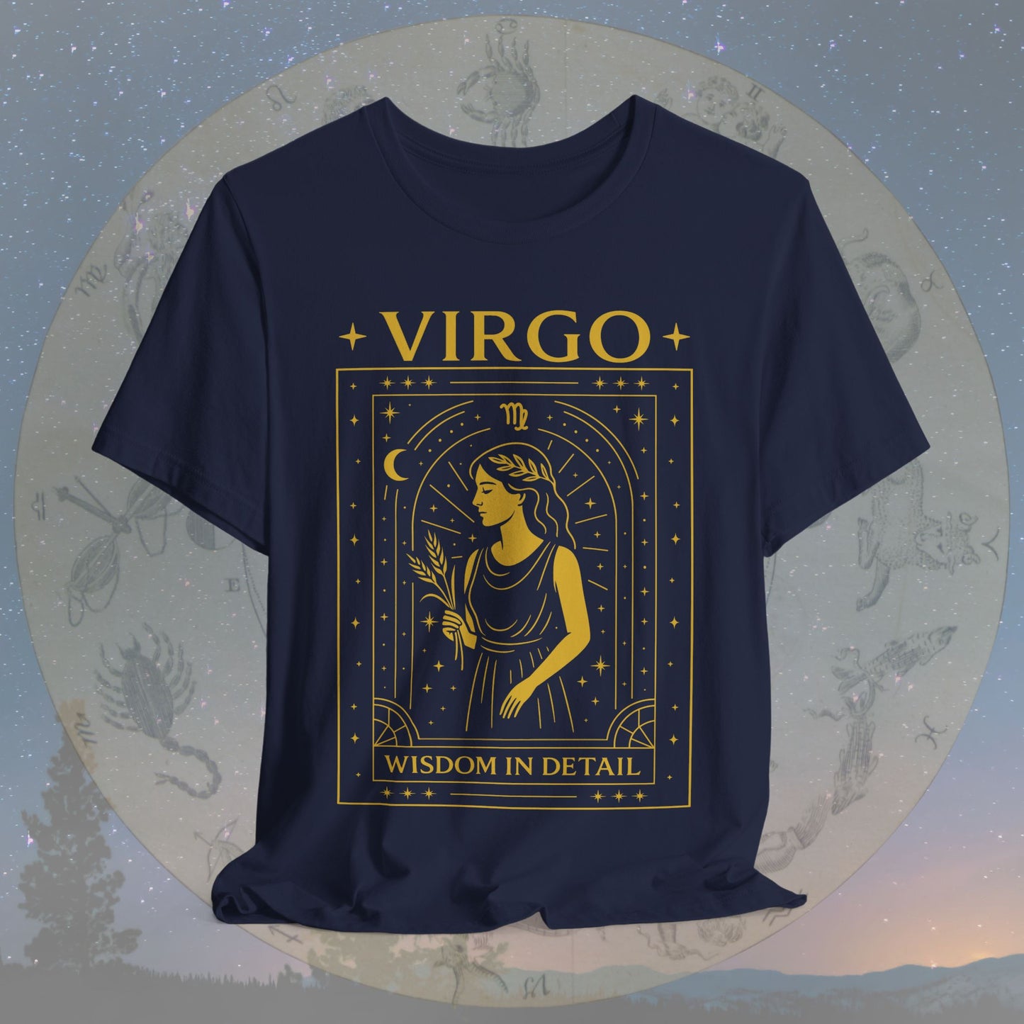 Elegant Wisdom in Detail Virgo T-Shirt
