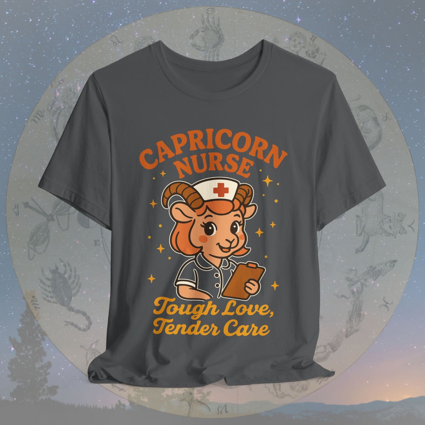 Tough Love Capricorn Nurse T-Shirt