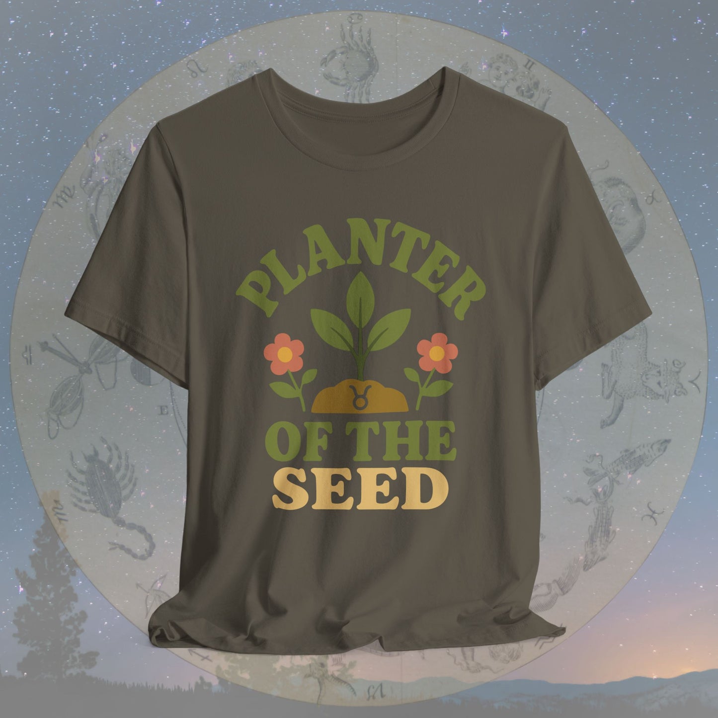 Planter of the Seed – Zodiac Couple Taurus T-Shirt