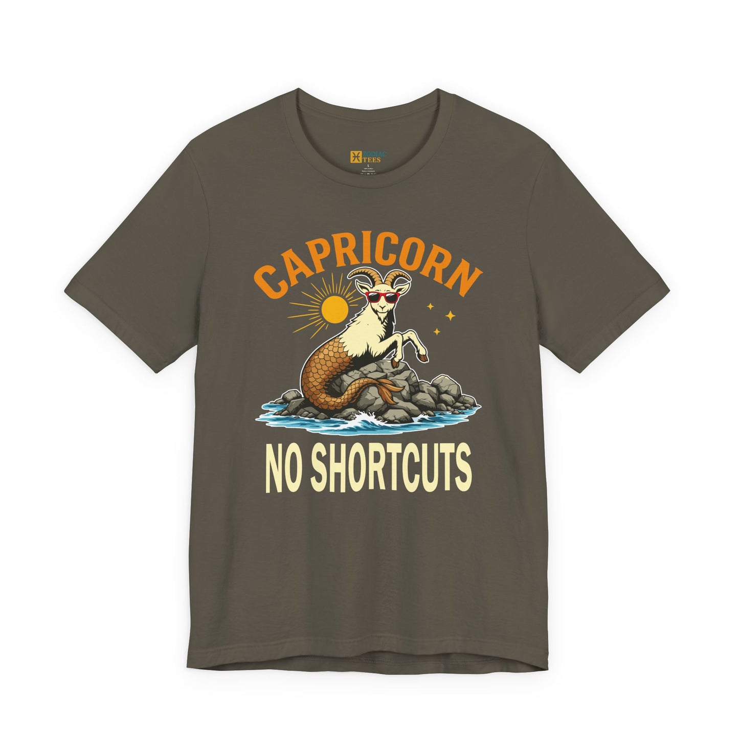 Capricorn No Shortcuts T-Shirt – Sea Goat Energy Tee