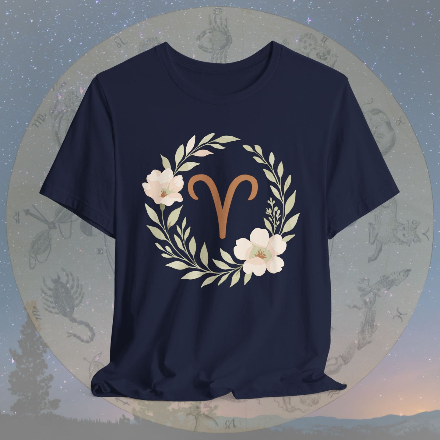 Bold Blooming Spirit Aries T-Shirt