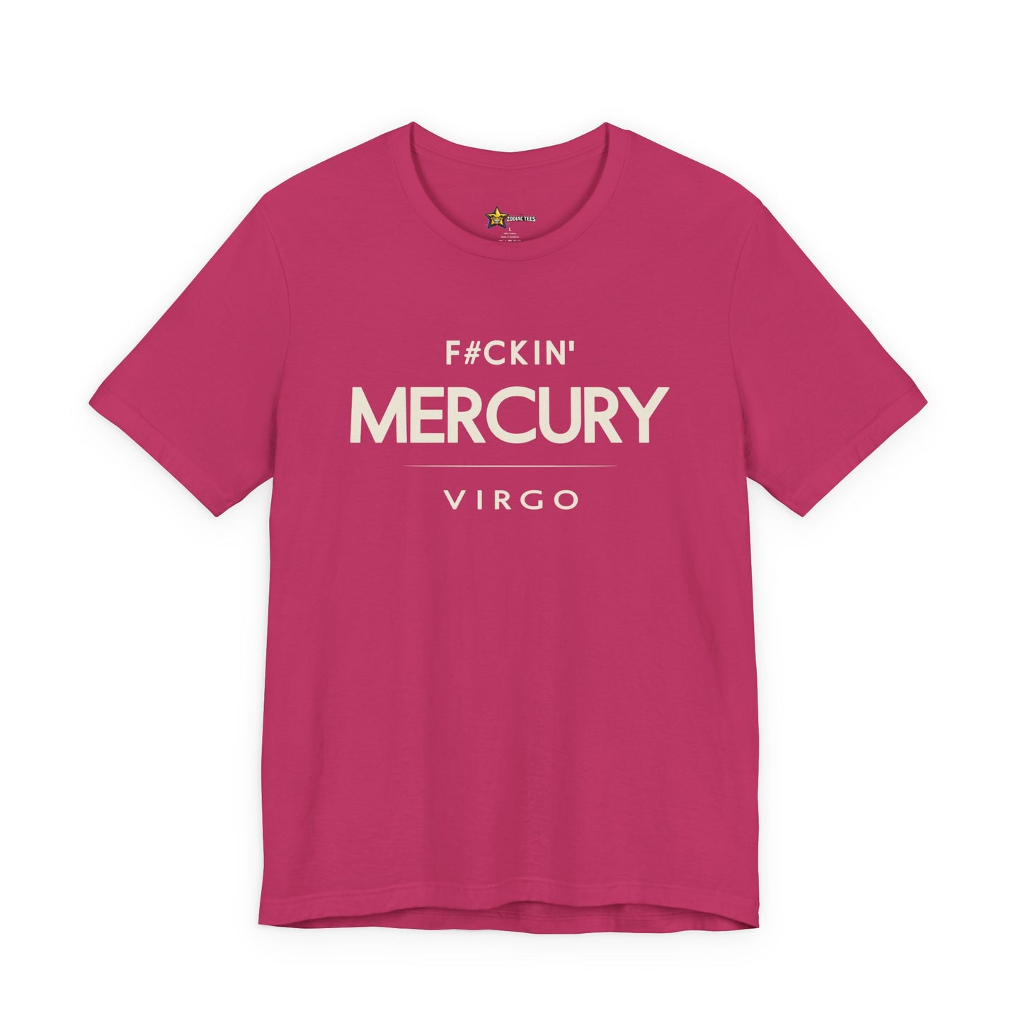Virgo Minimal No-Nonsense T-Shirt – F#ckin’ Mercury Tee
