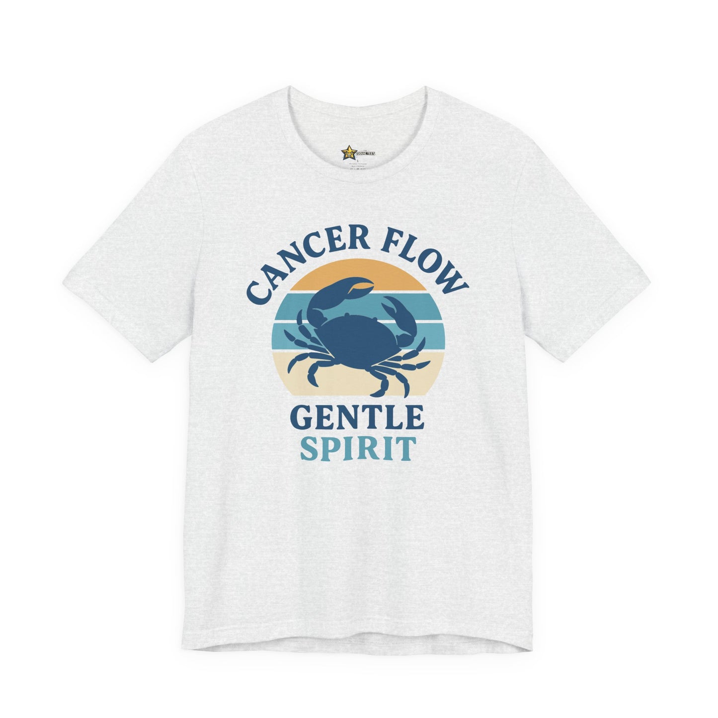Cancer Retro Flow T-Shirt – Gentle Spirit Statement Tee