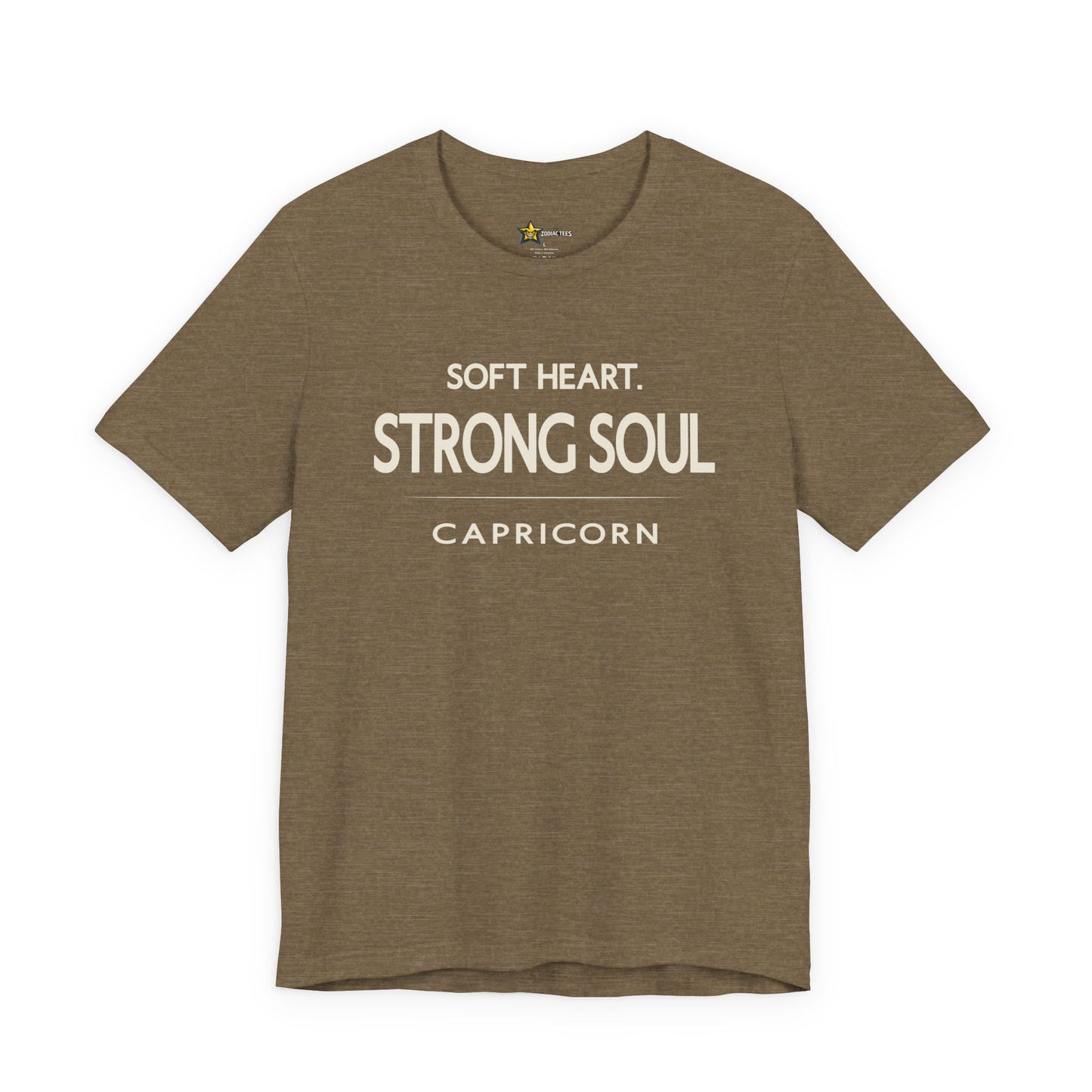 Capricorn Confident Zodiac T-Shirt – Strong Soul Attitude Tee