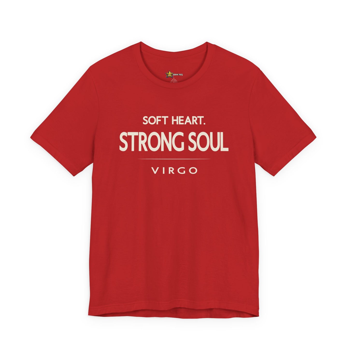 Virgo Minimal Zodiac Tee – Soft Heart Strong Soul T-Shirt