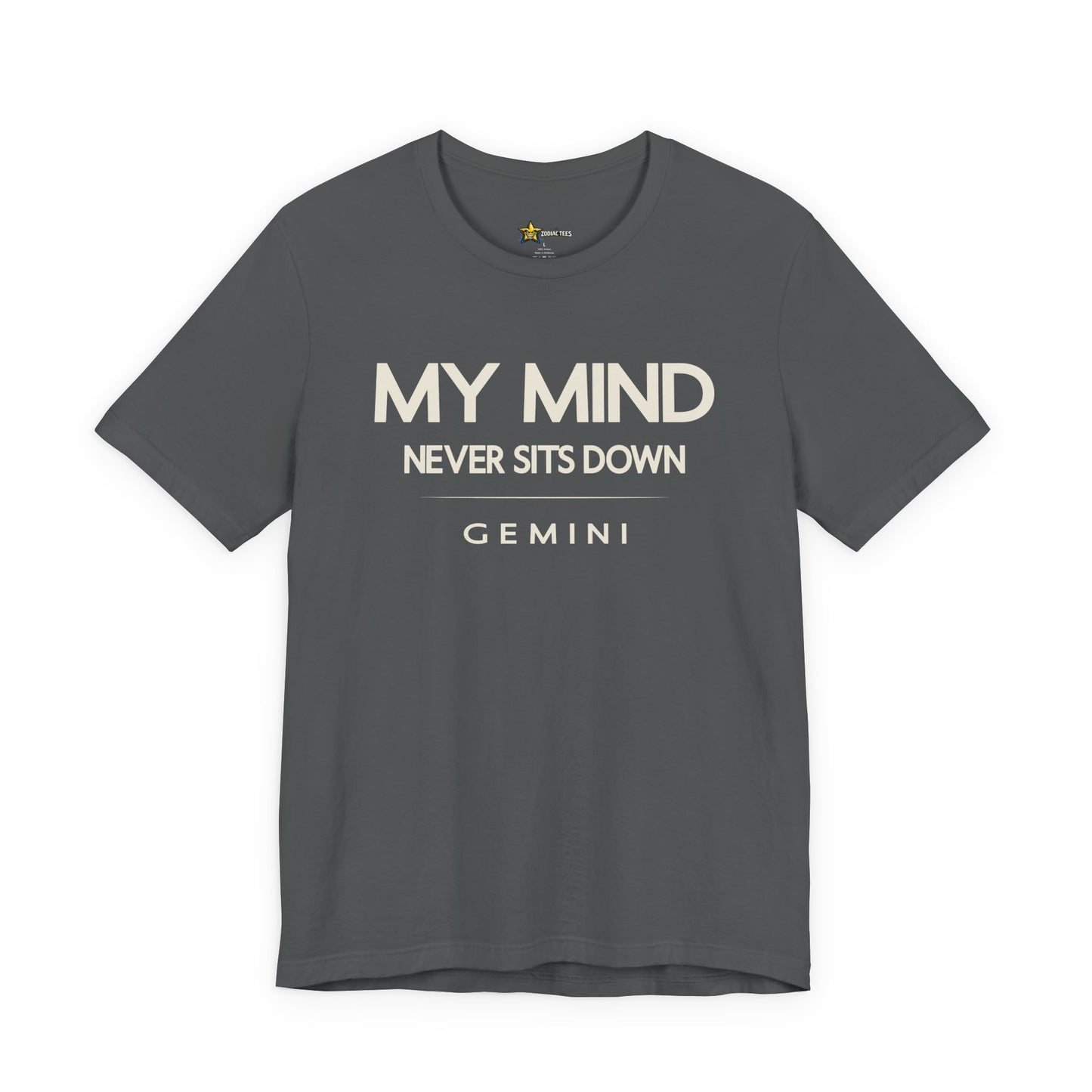 Gemini My Mind Never Sits Down T-Shirt