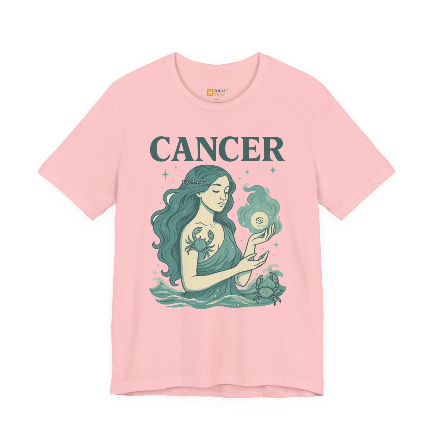 Cancer Bold Zodiac T-Shirt – Water Sign Statement Energy Tee