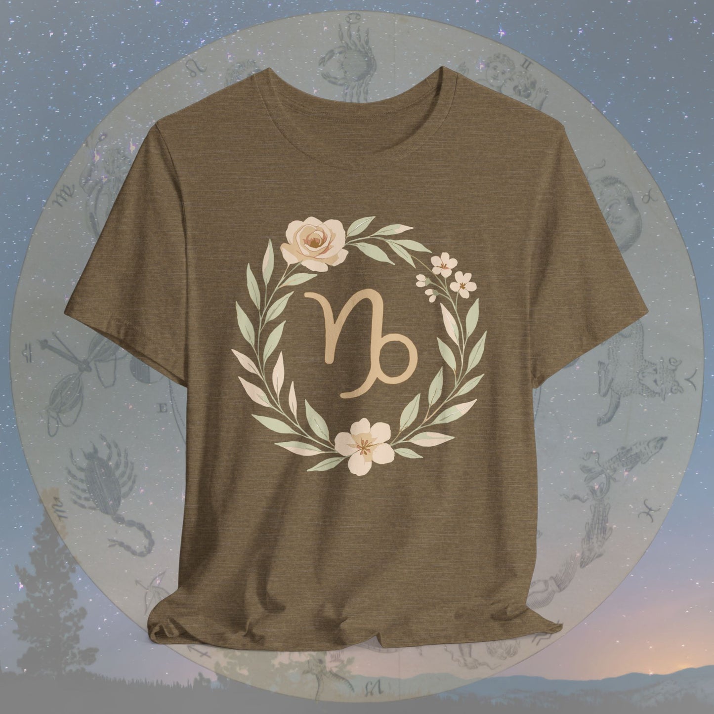 Elegant Earthly Grace Capricorn T-Shirt