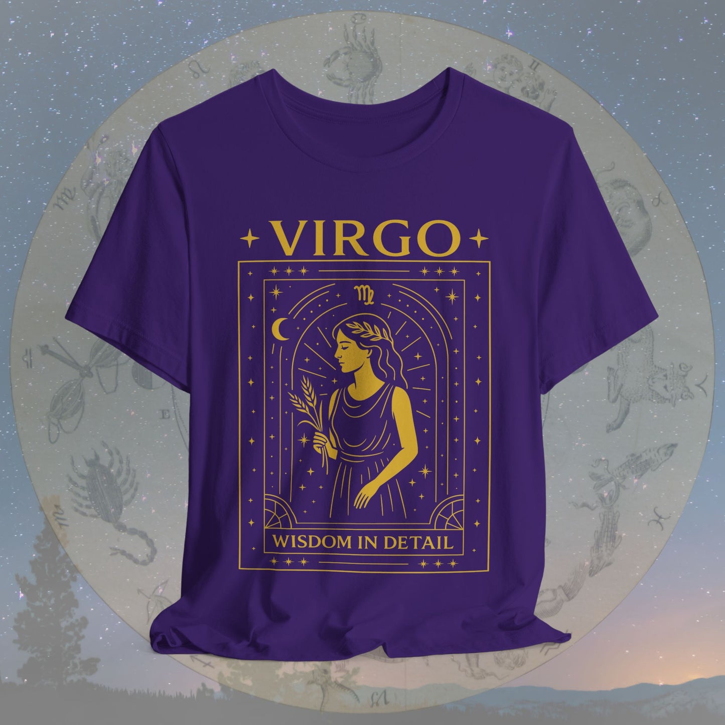 Elegant Wisdom in Detail Virgo T-Shirt