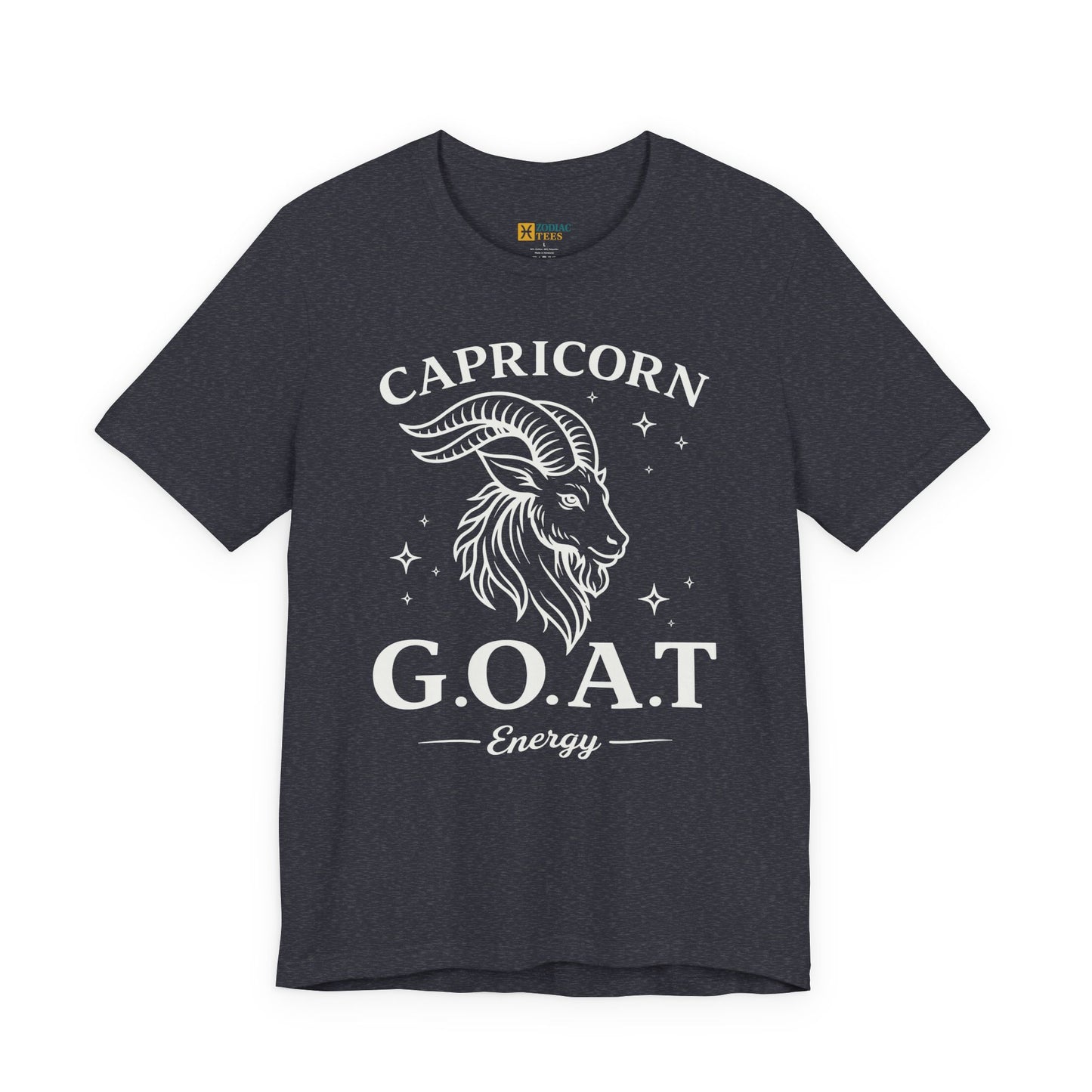 Capricorn G.O.A.T Energy T-Shirt – Greatest of All Time Zodiac Tee