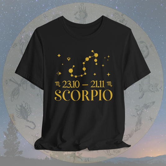 Scorpio Star Constellation Zodiac T-Shirt