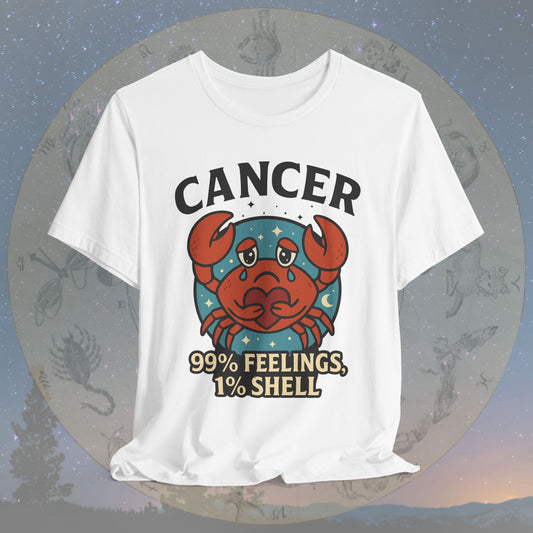 Emotional Cancer Zodiac T-Shirt