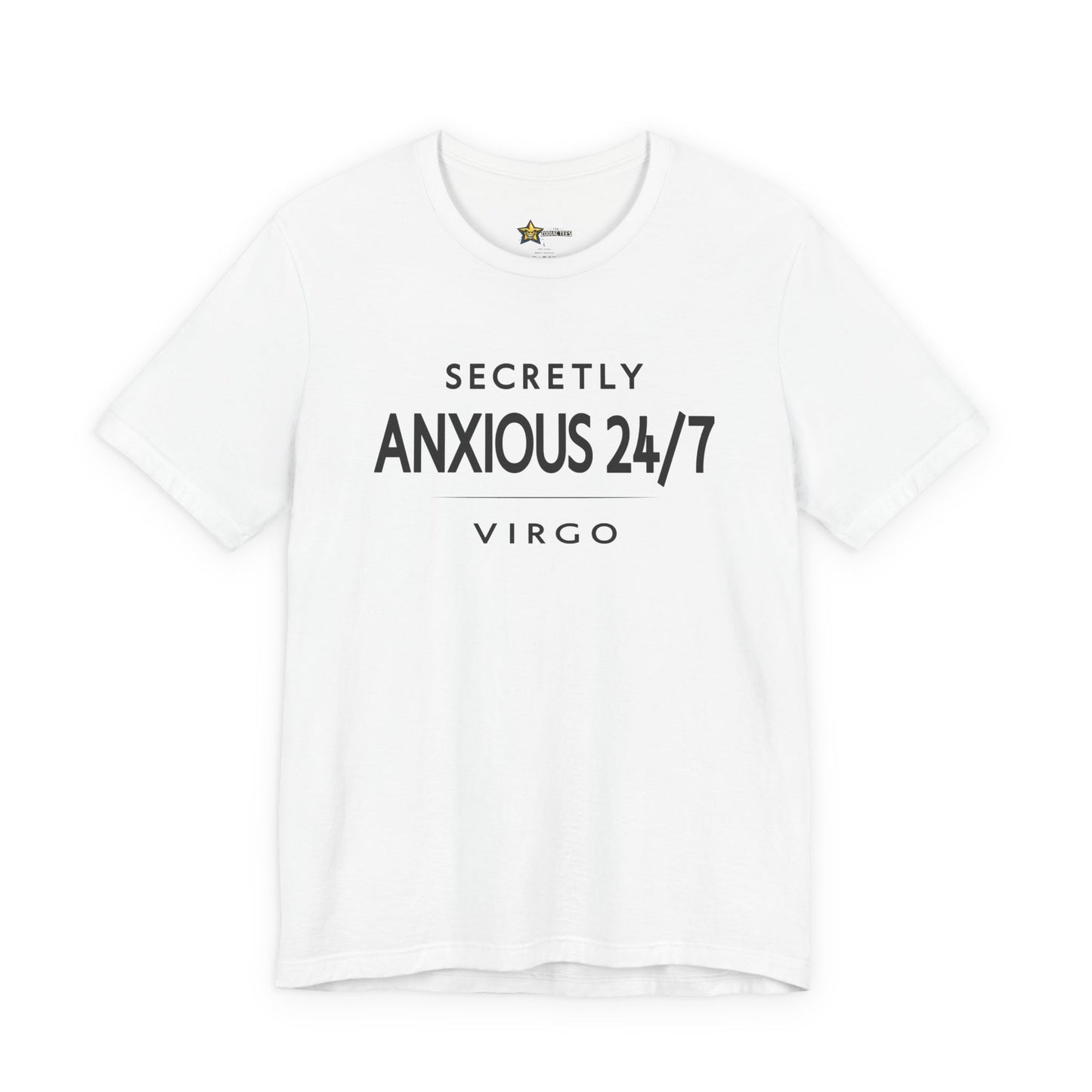 Virgo Sharp Typography T-Shirt – Anxious Energy Tee