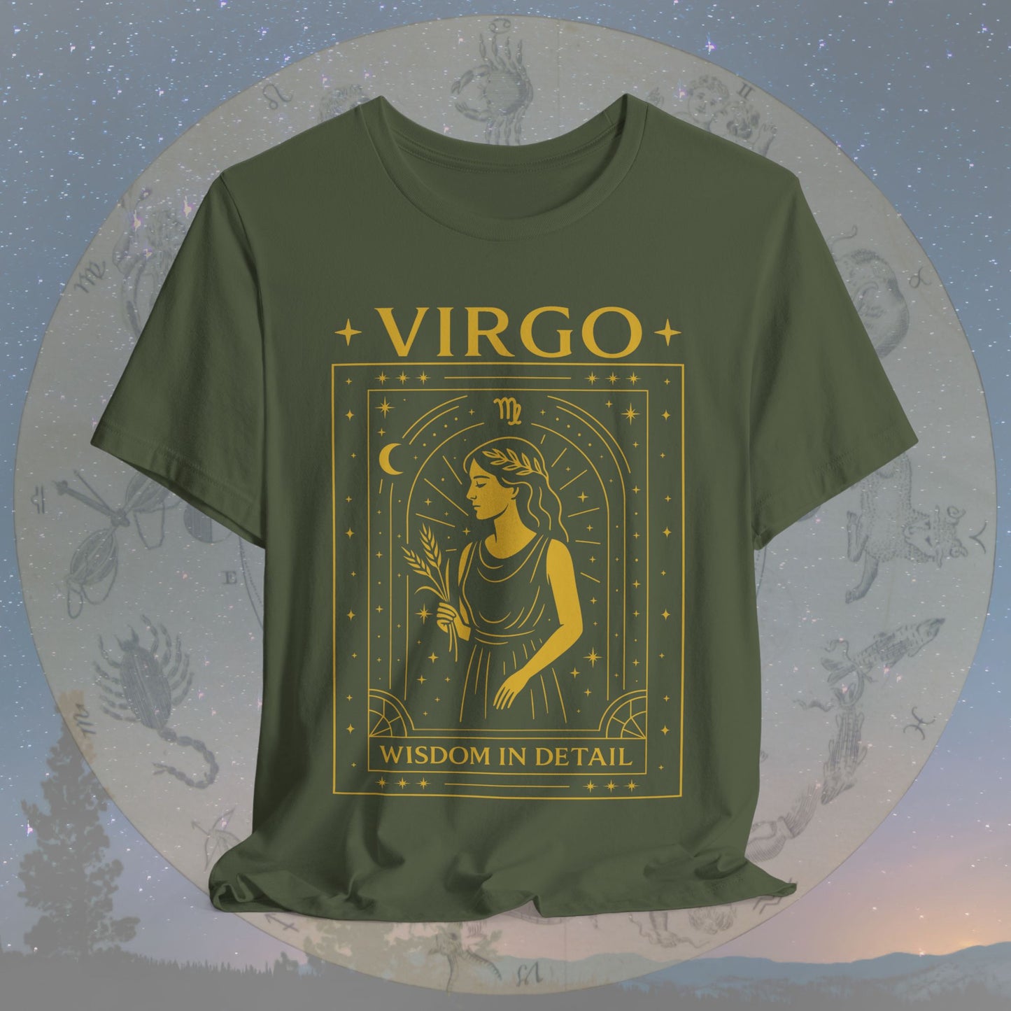Elegant Wisdom in Detail Virgo T-Shirt