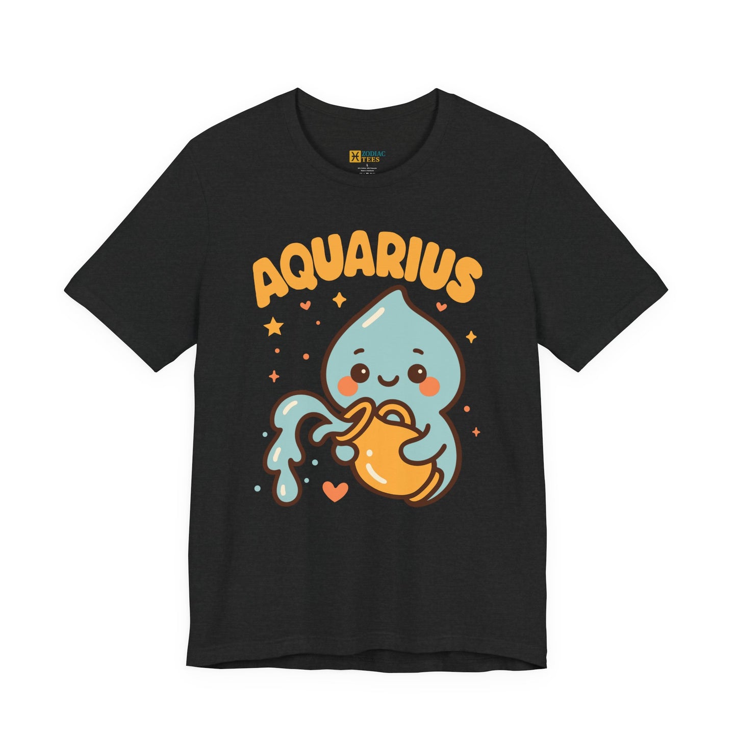 Aquarius Cute Water Bearer T-Shirt – Playful Zodiac Energy Tee