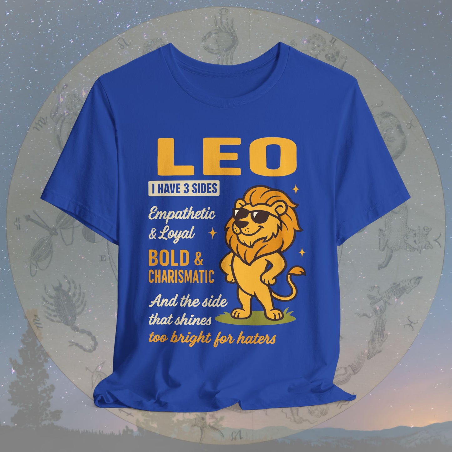 I Have 3 Sides – Shining Confidence Leo T-Shirt