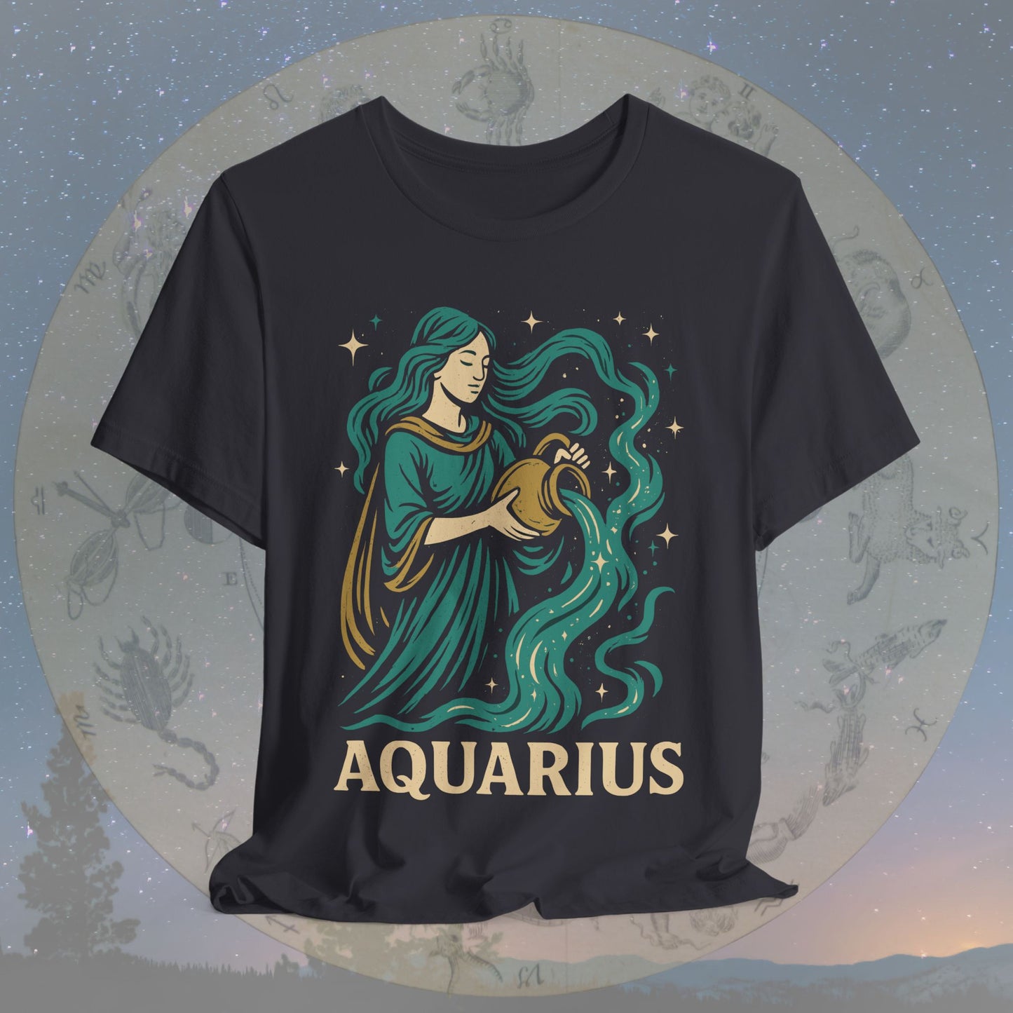 Calm Visionary Aquarius T-Shirt