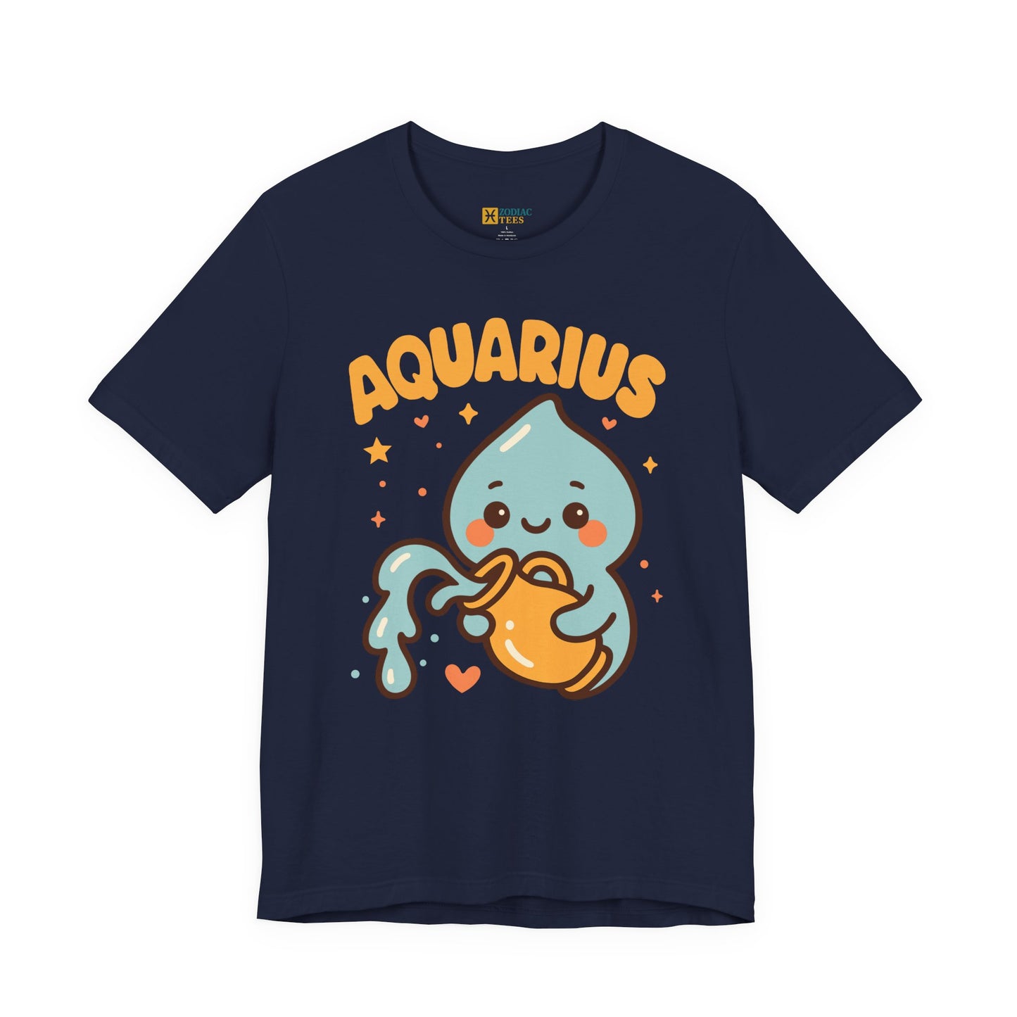 Aquarius Cute Water Bearer T-Shirt – Playful Zodiac Energy Tee
