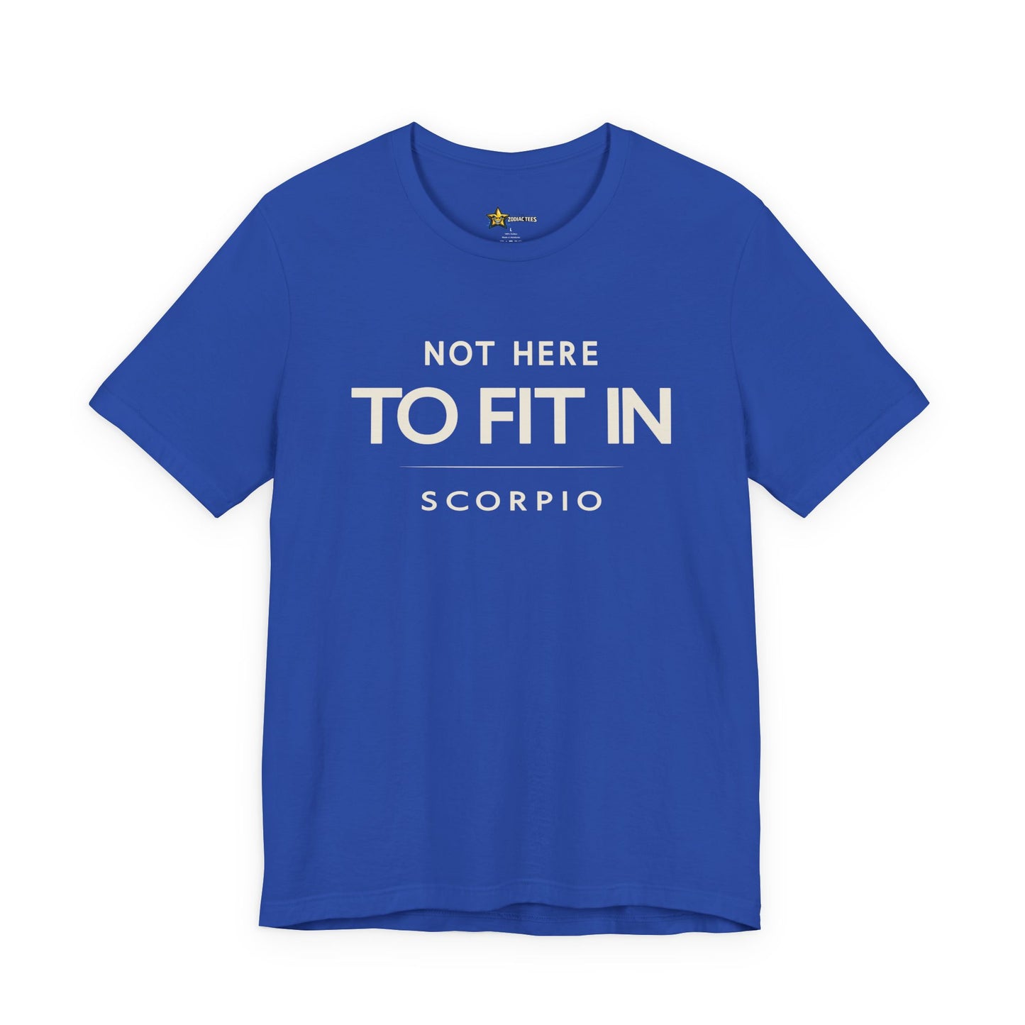 Scorpio Dark Energy Zodiac T-Shirt – Not Here to Fit In Tee