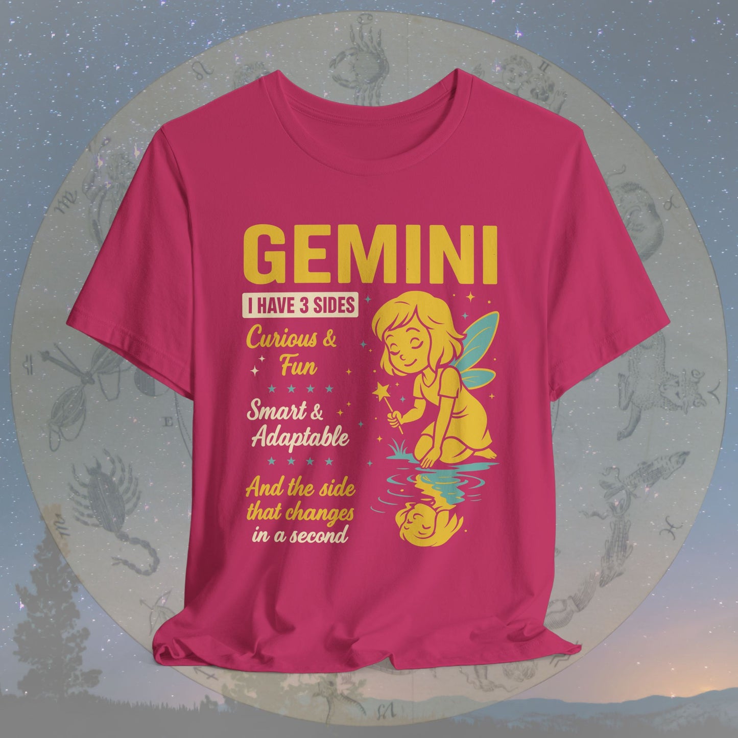 I Have 3 Sides – Playful Spirit Gemini T-Shirt