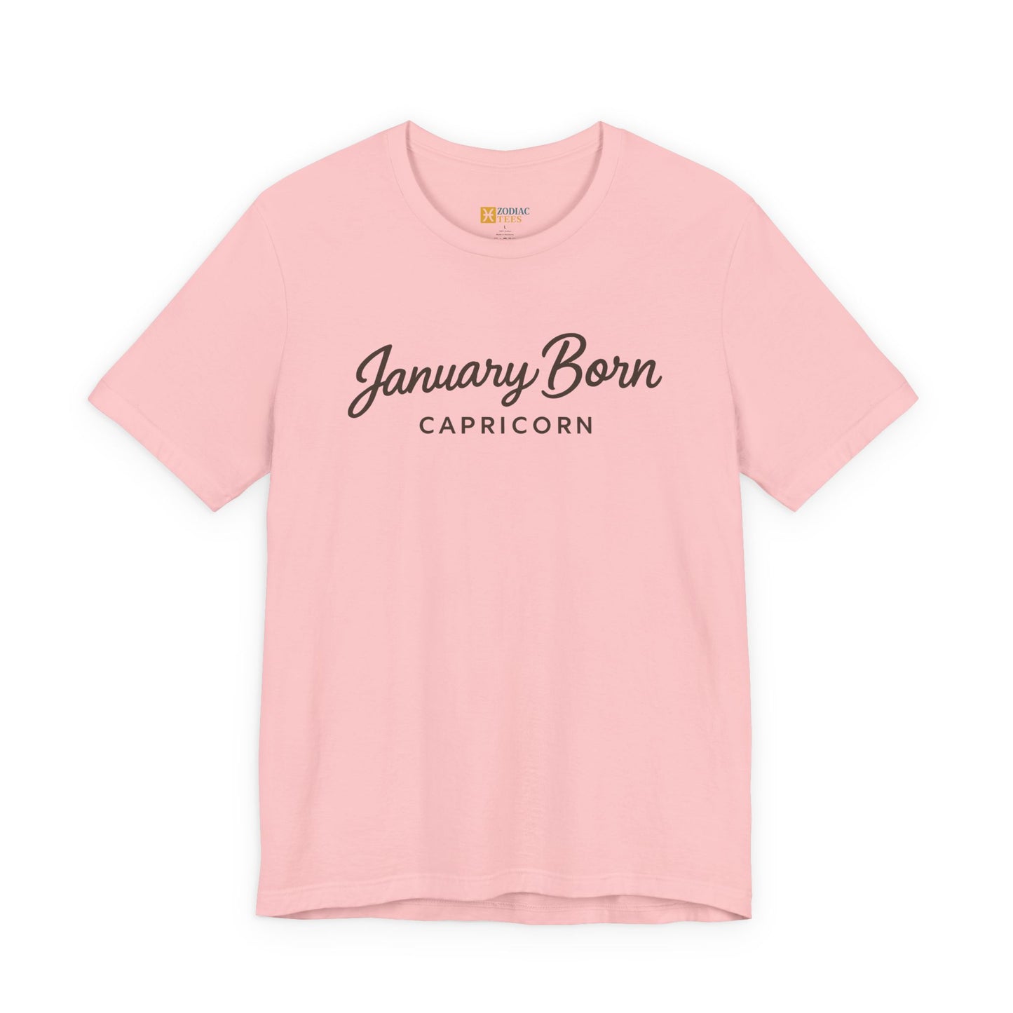 January Born Capricorn T-Shirt – Birthday Zodiac Energy Tee