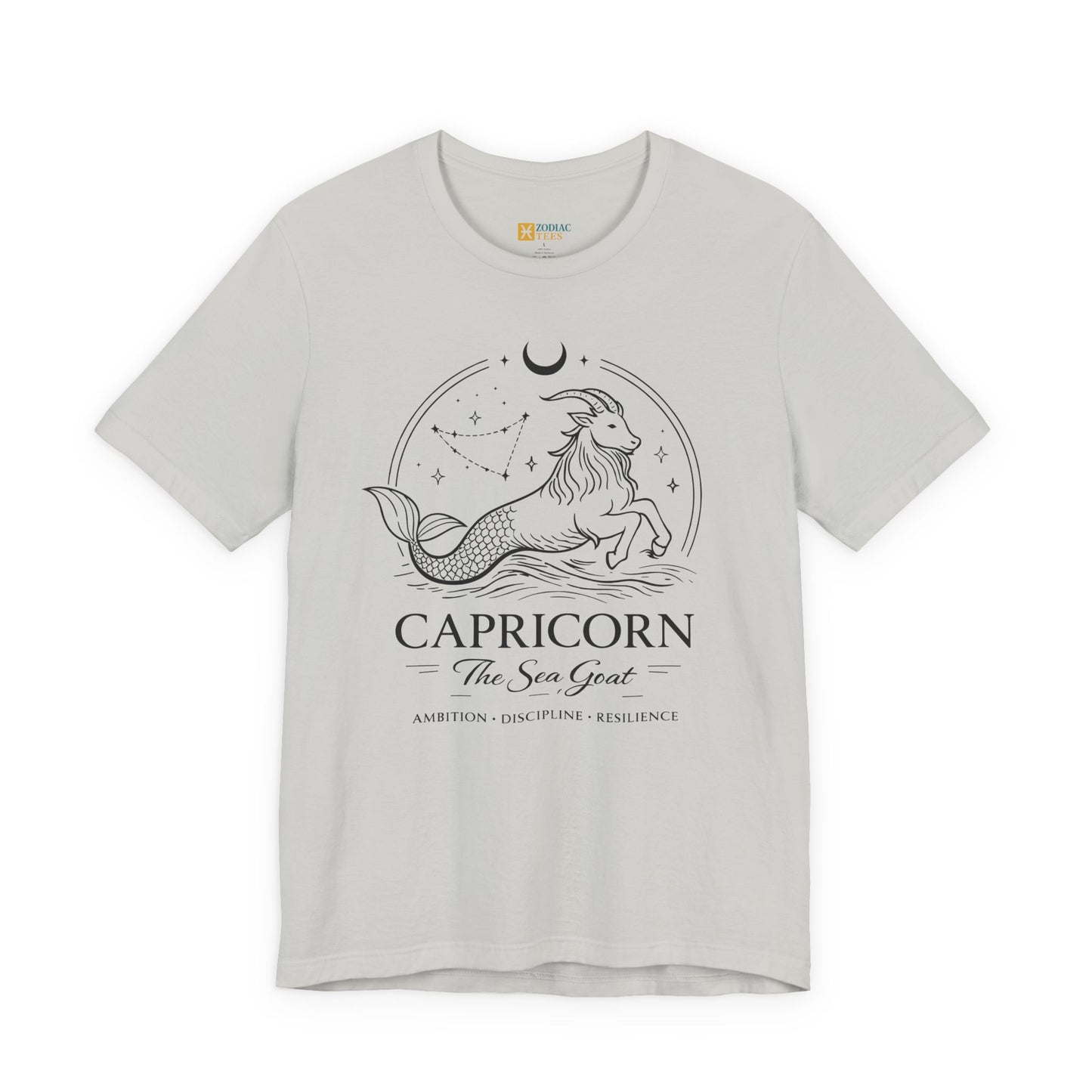 Capricorn Sea Goat T-Shirt – Elegant Astrology Zodiac Tee