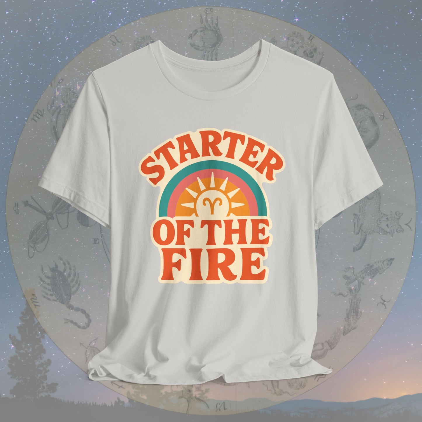 Starter of the Fire – Zodiac Couple Aries T-Shirt