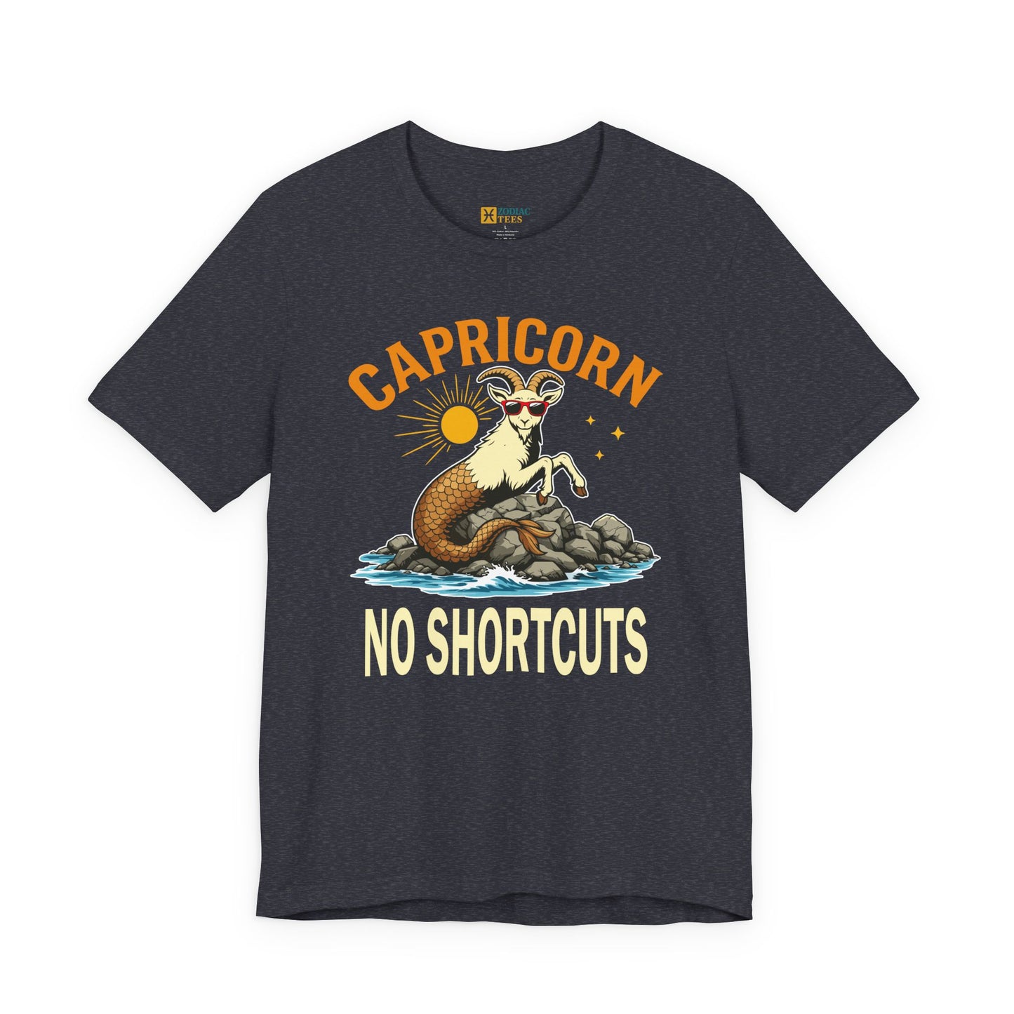 Capricorn No Shortcuts T-Shirt – Sea Goat Energy Tee