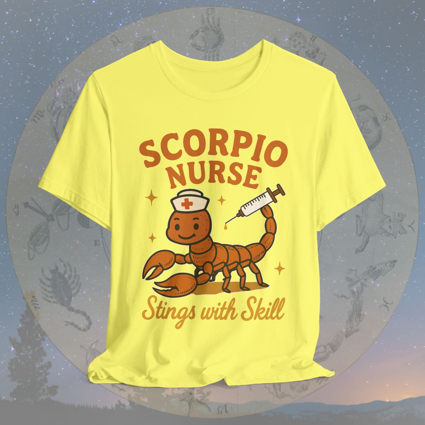 Stings with Skill Scorpio Nurse T-Shirt