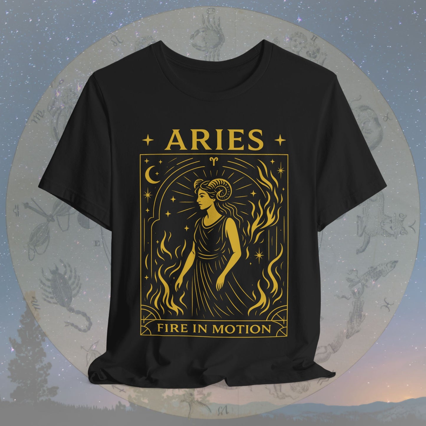 Bold Fire in Motion Aries T-Shirt