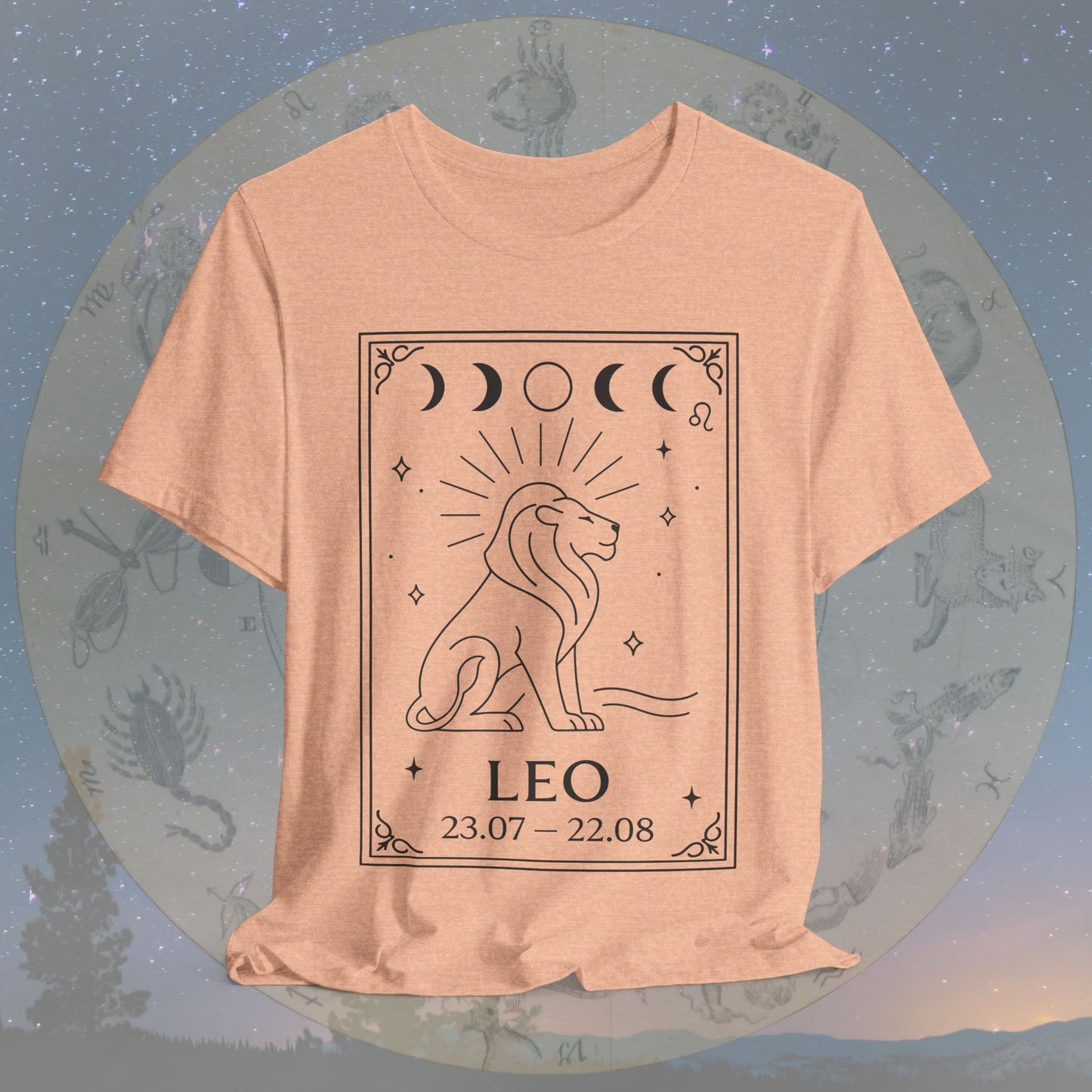 Minimalist Leo Zodiac T-Shirt