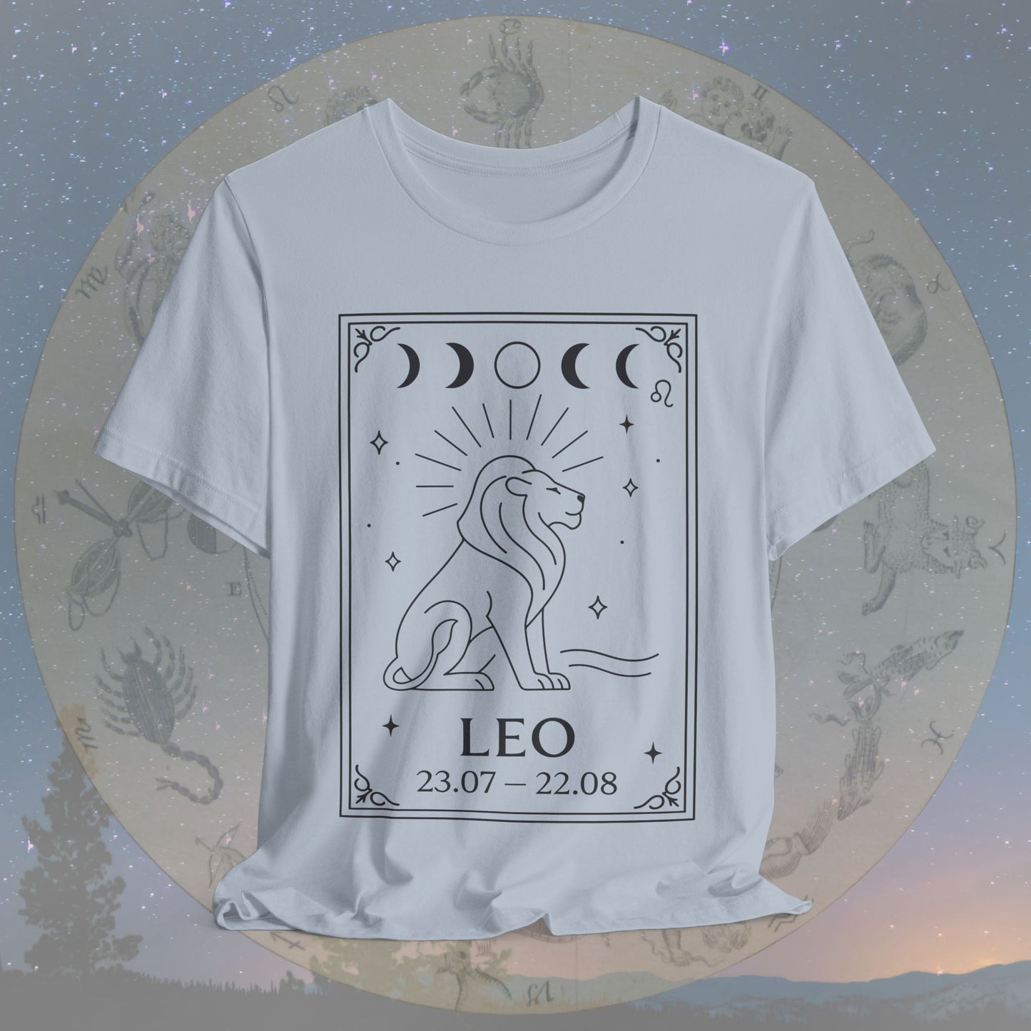 Minimalist Leo Zodiac T-Shirt