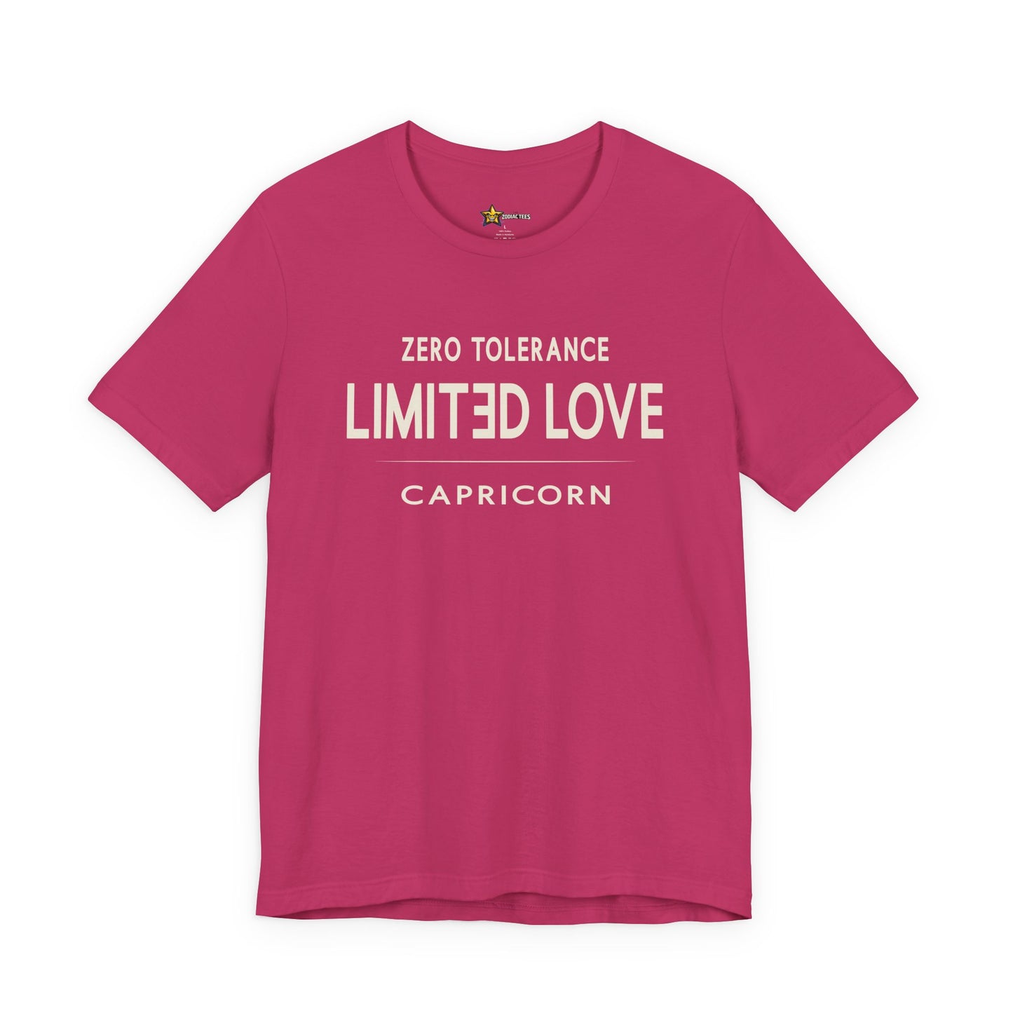 Capricorn Cold Attitude Zodiac Tee – Limited Love T-Shirt