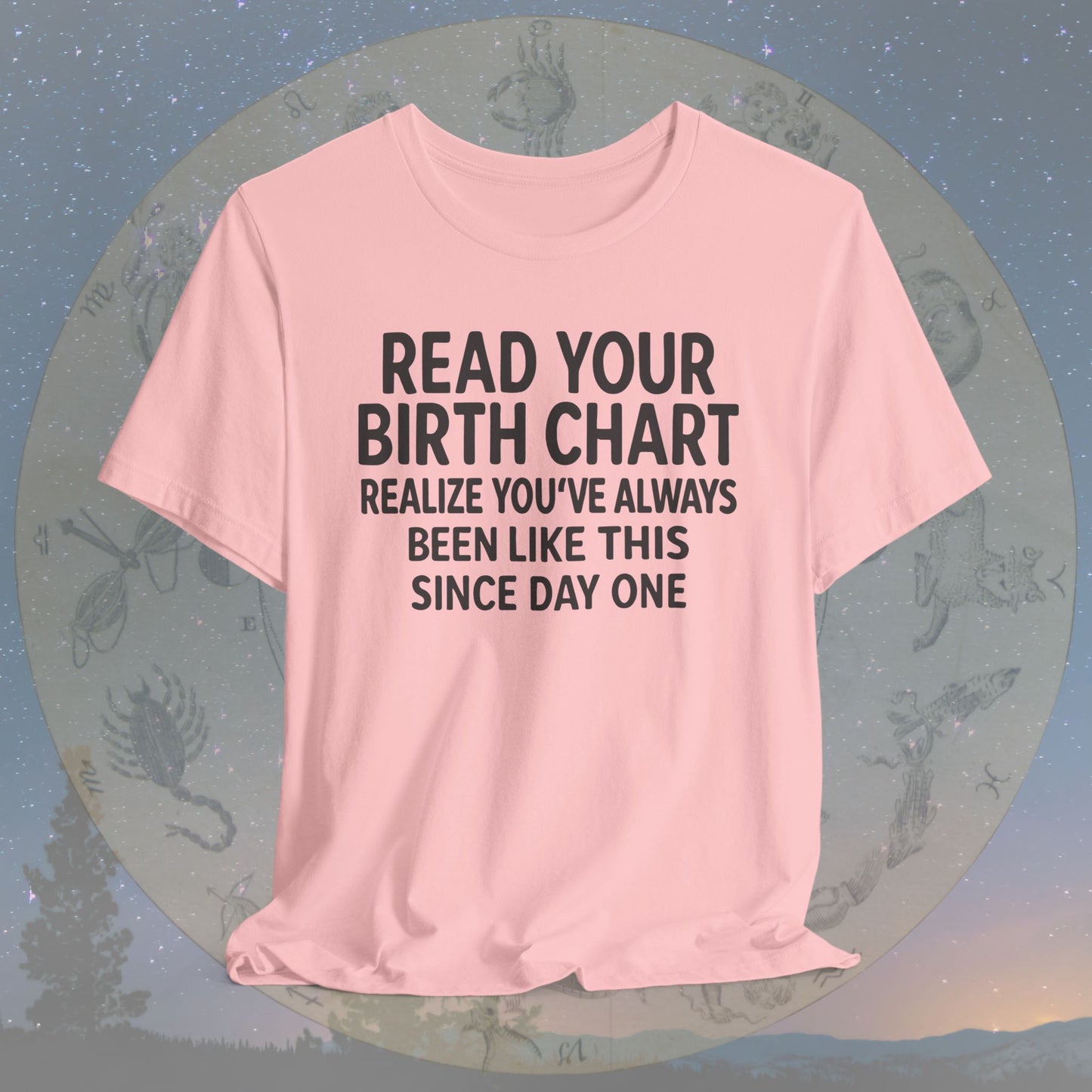 Funny Birth Chart Since Day One T-Shirt