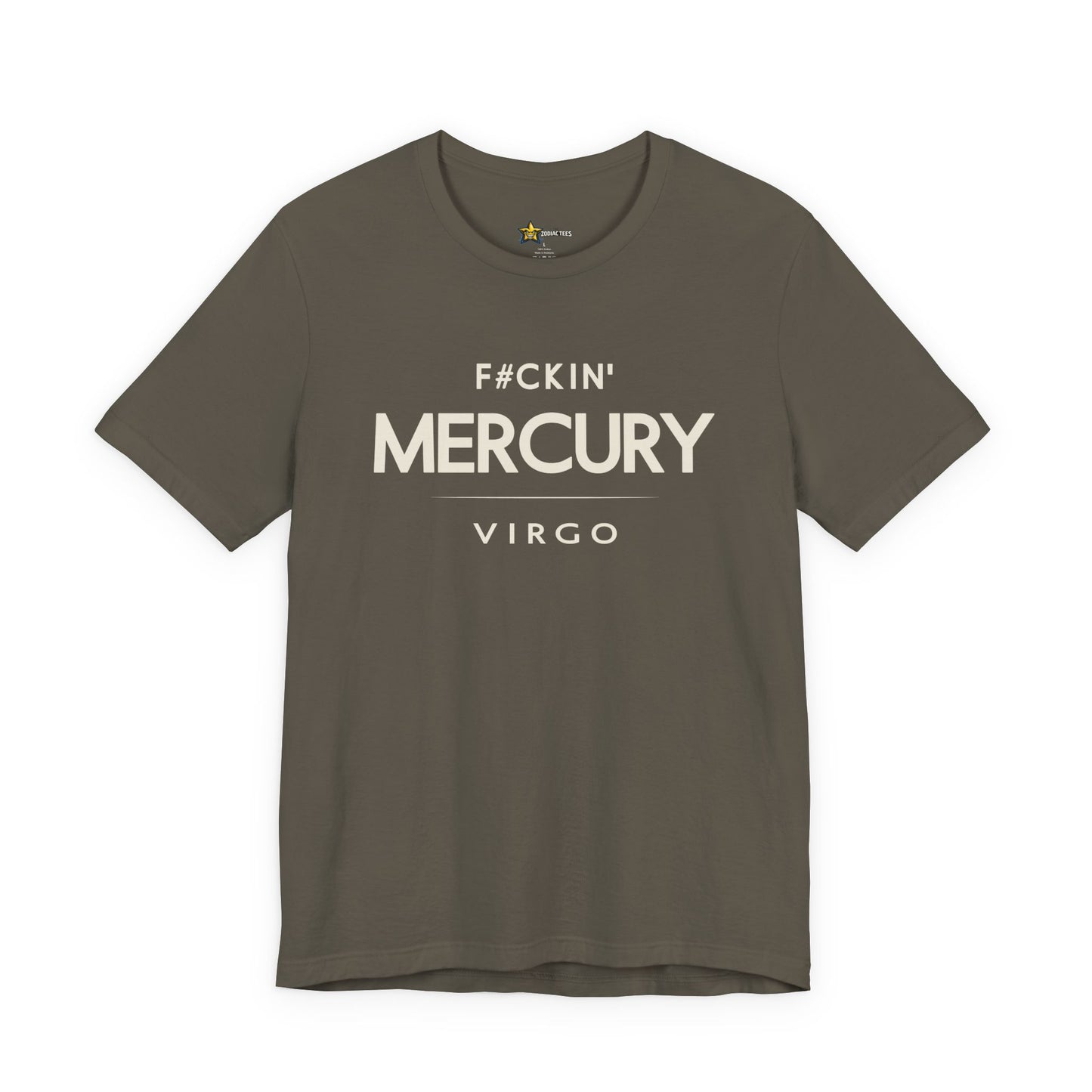 Virgo Minimal No-Nonsense T-Shirt – F#ckin’ Mercury Tee