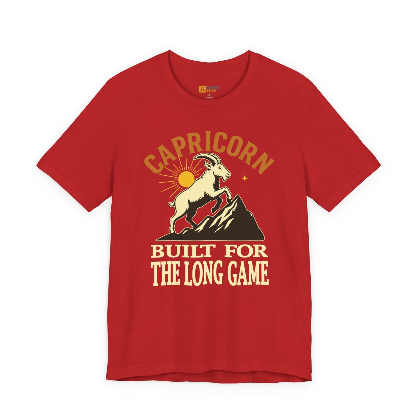 Capricorn Built for the Long Game T-Shirt – Long-Term Energy Tee