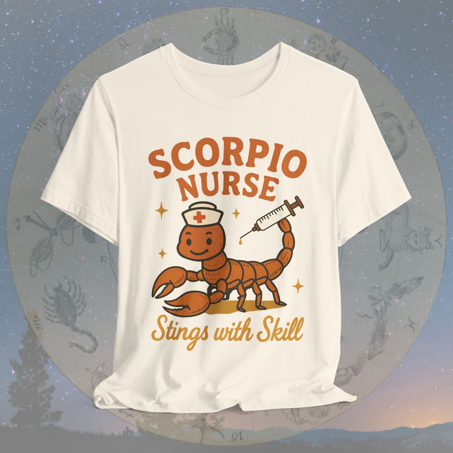 Stings with Skill Scorpio Nurse T-Shirt